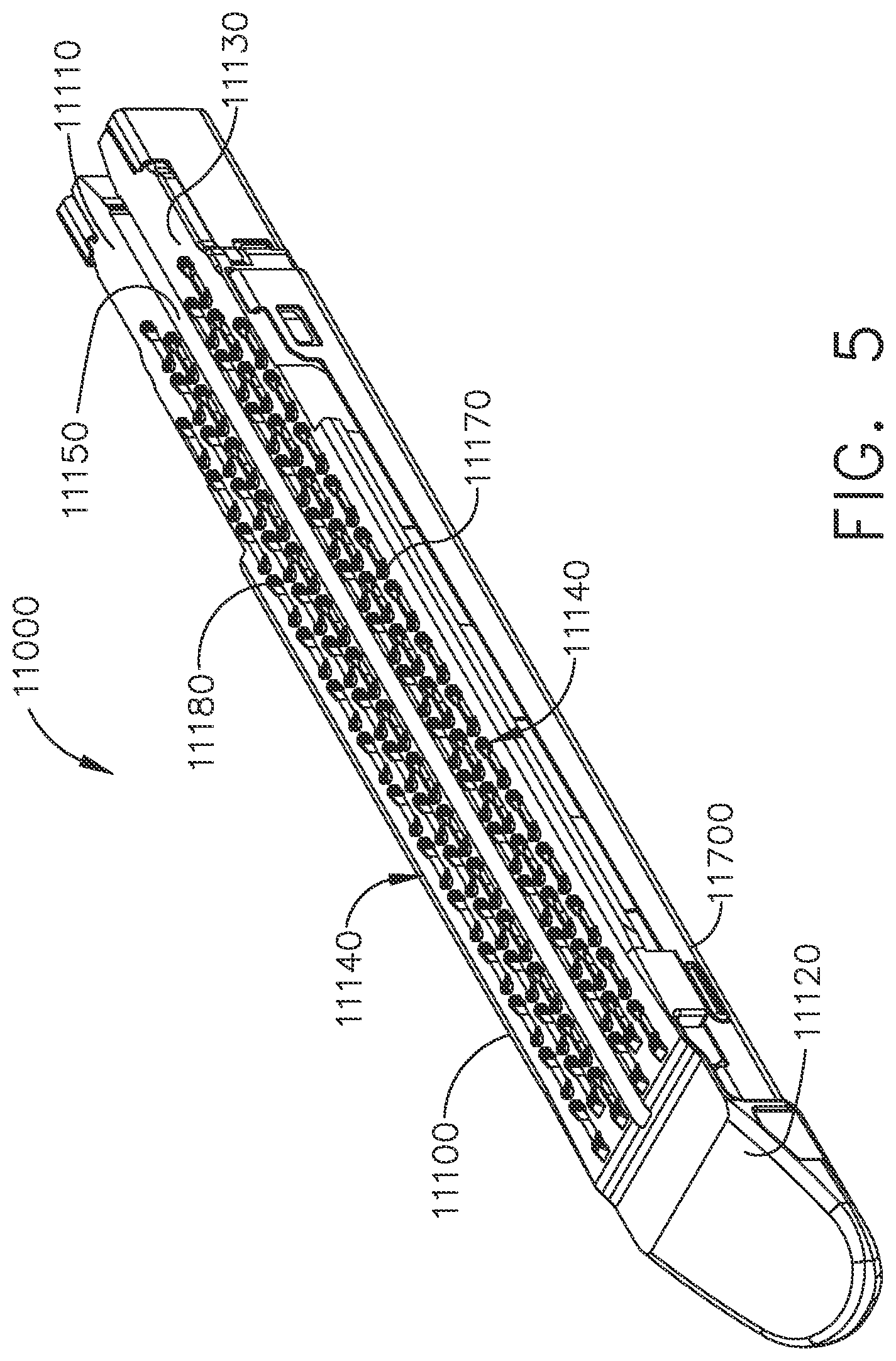 Patent US11812964 Figure 5 – Staple cartridge comprising a power management circuit