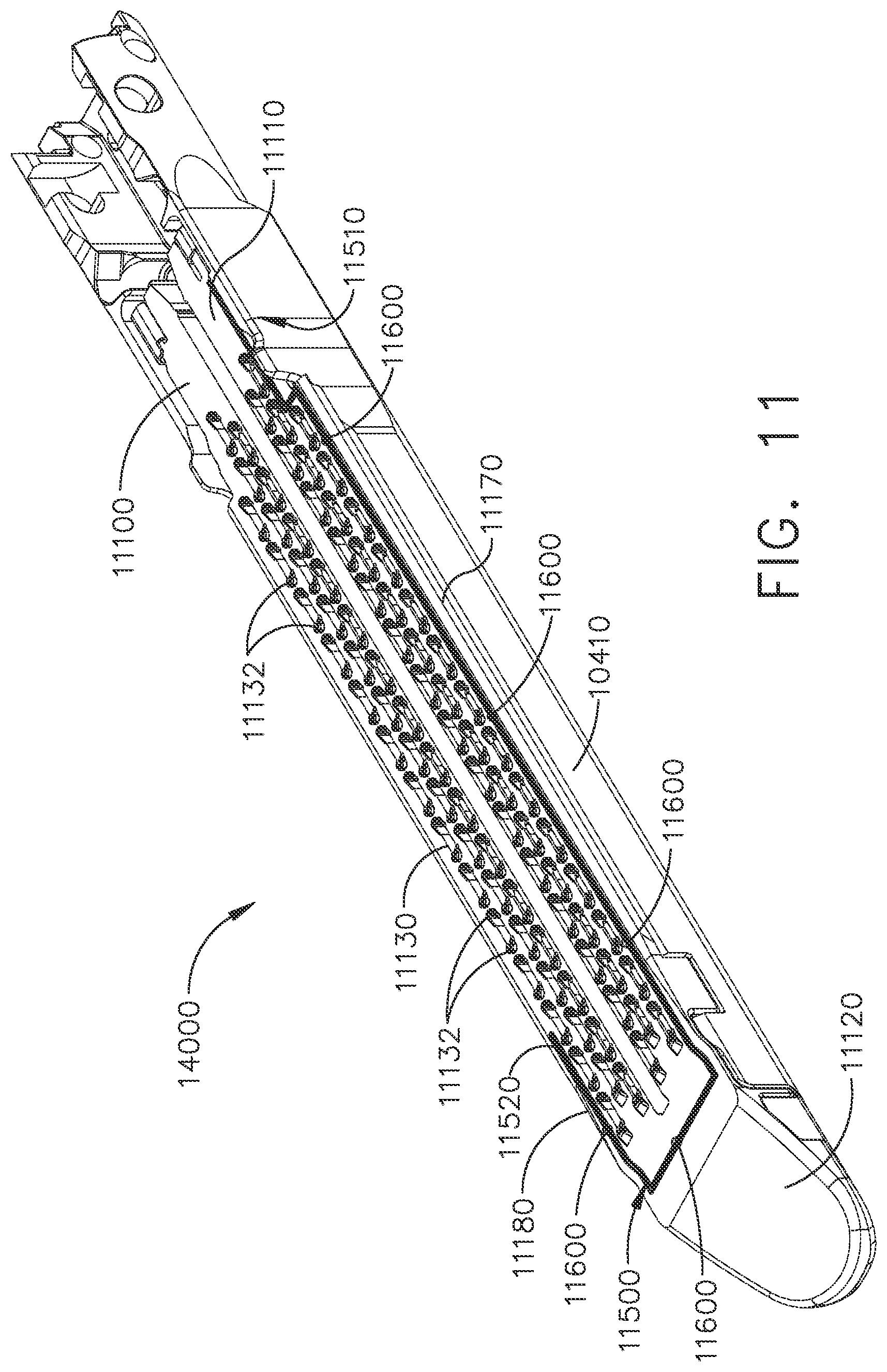 Patent US11812964 Figure 16 – Staple cartridge comprising a power management circuit