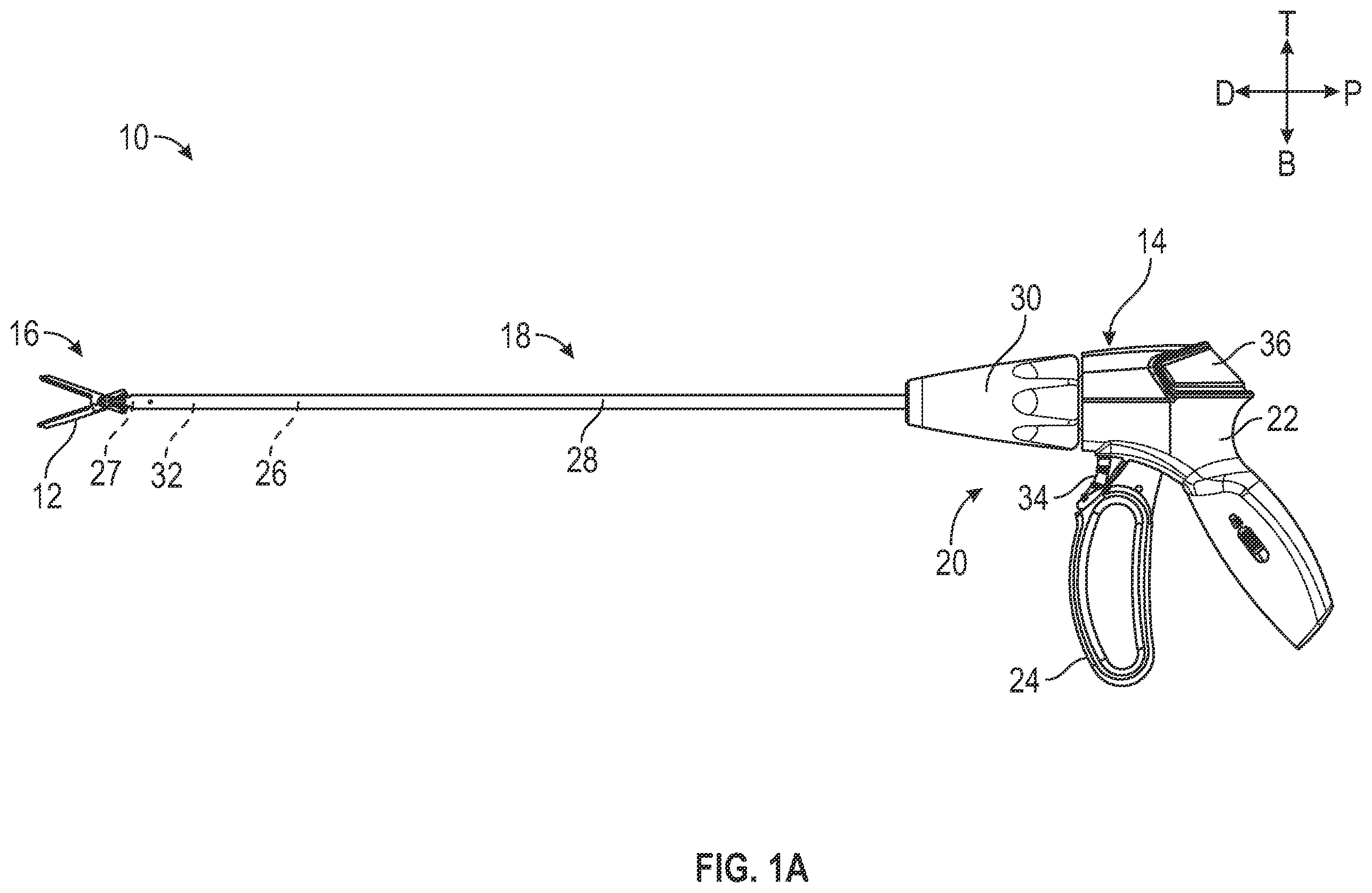 Patent US11812983 — Forceps with two-part drive bar — Figure 1