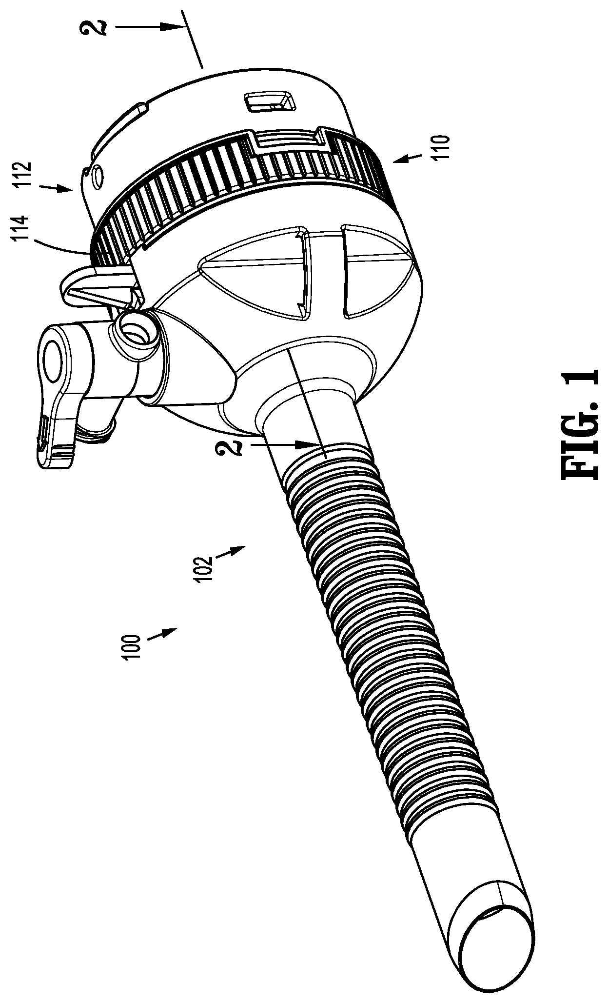 Patent US11812991 — Seal assemblies for surgical access assemblies — Figure 1
