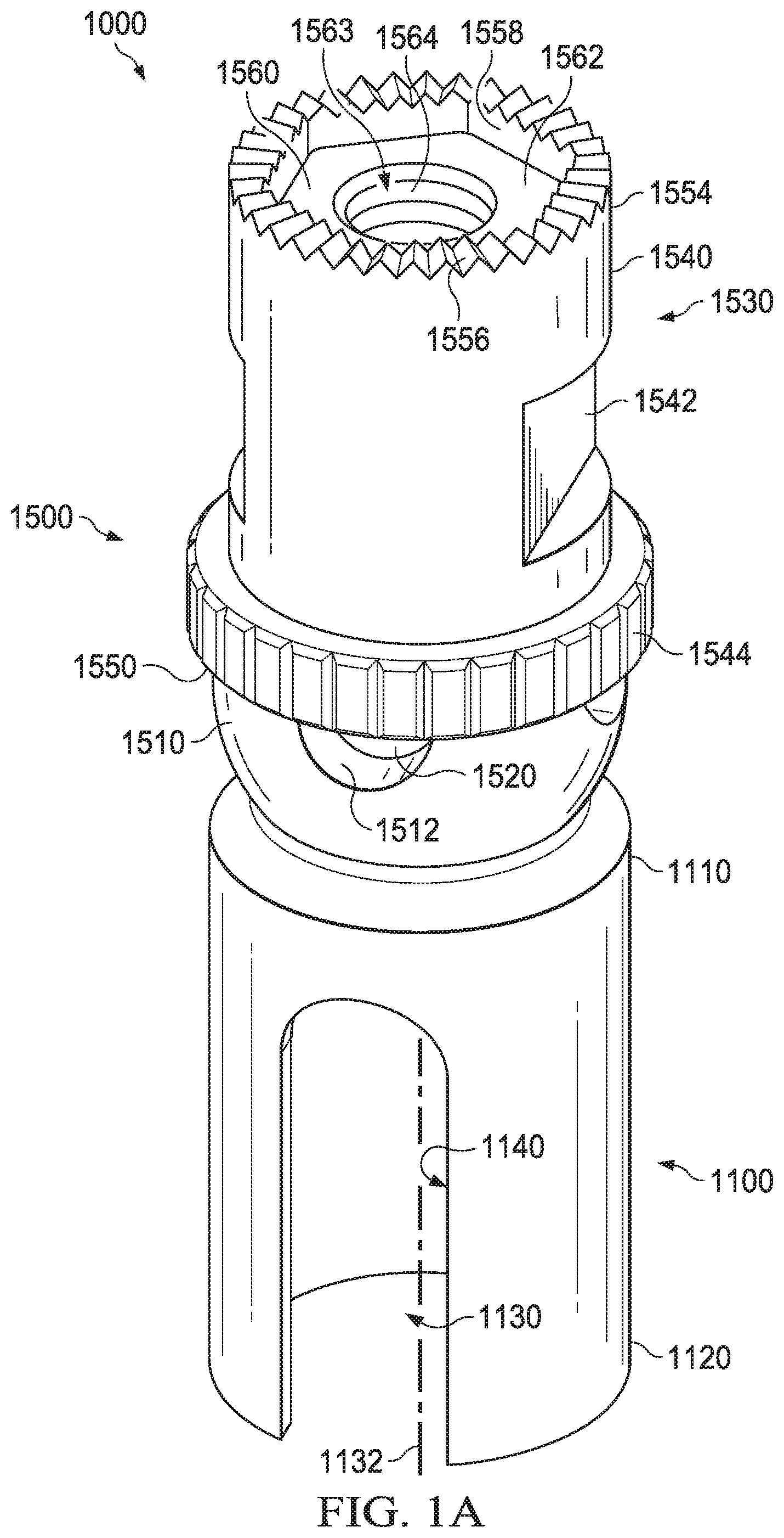 Patent US11812995 — External fixation connection rod with female attachment — Figure 1