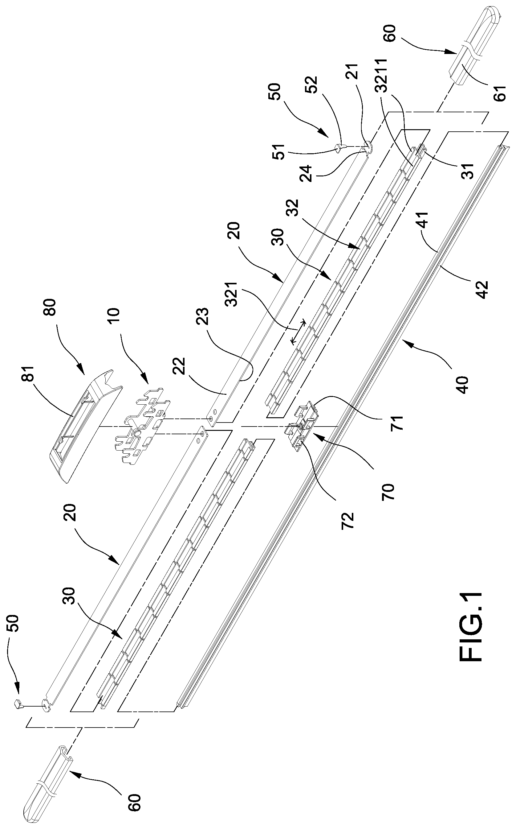 Patent US11814017 — Windshield wiper — Figure 1