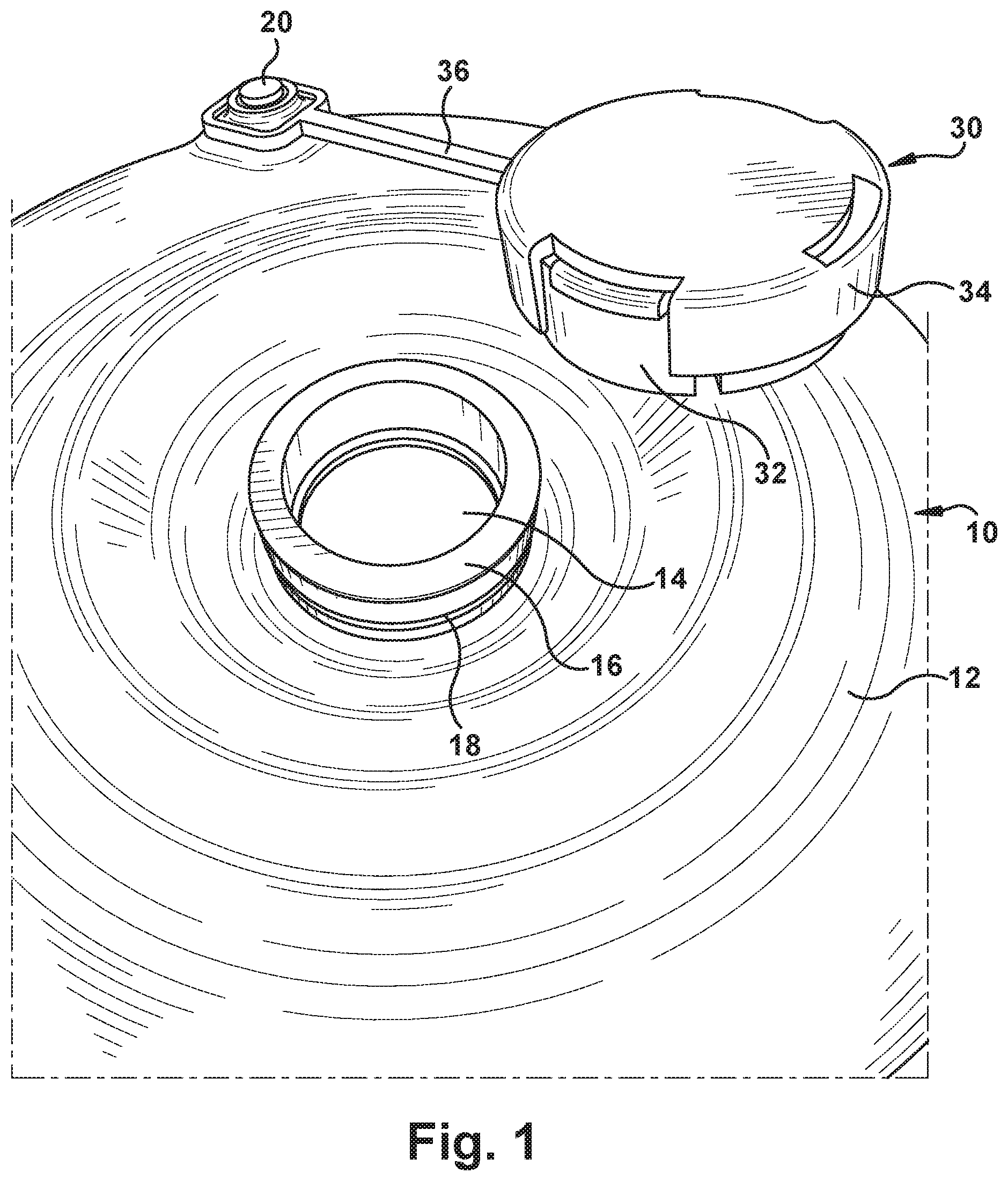 Patent US11814023 — Sealing assembly for a spring brake actuator — Figure 1