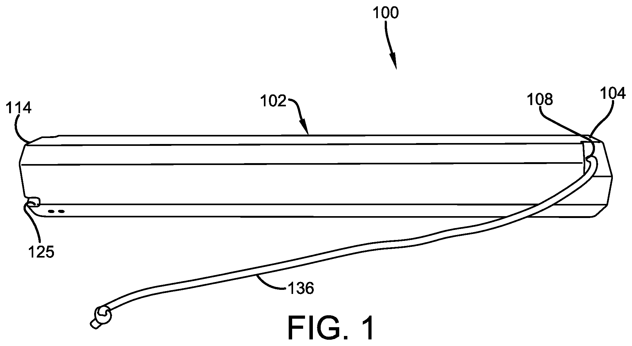 Patent US11814025 Figure 1 – Wheel chock