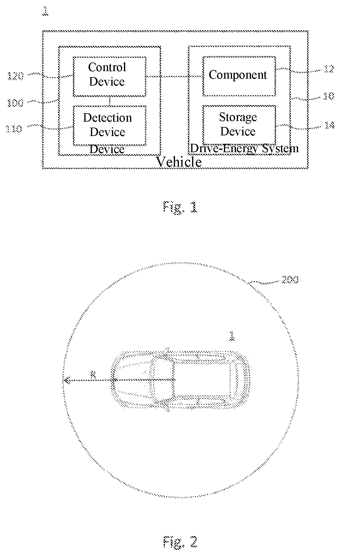 Patent US11814034 — Device for controlling a drive-energy system of a hybrid or electric vehicle, hybrid or electric vehicle, and method for controlling a drive-energy system of a hybrid or electric vehicle — Figure 1