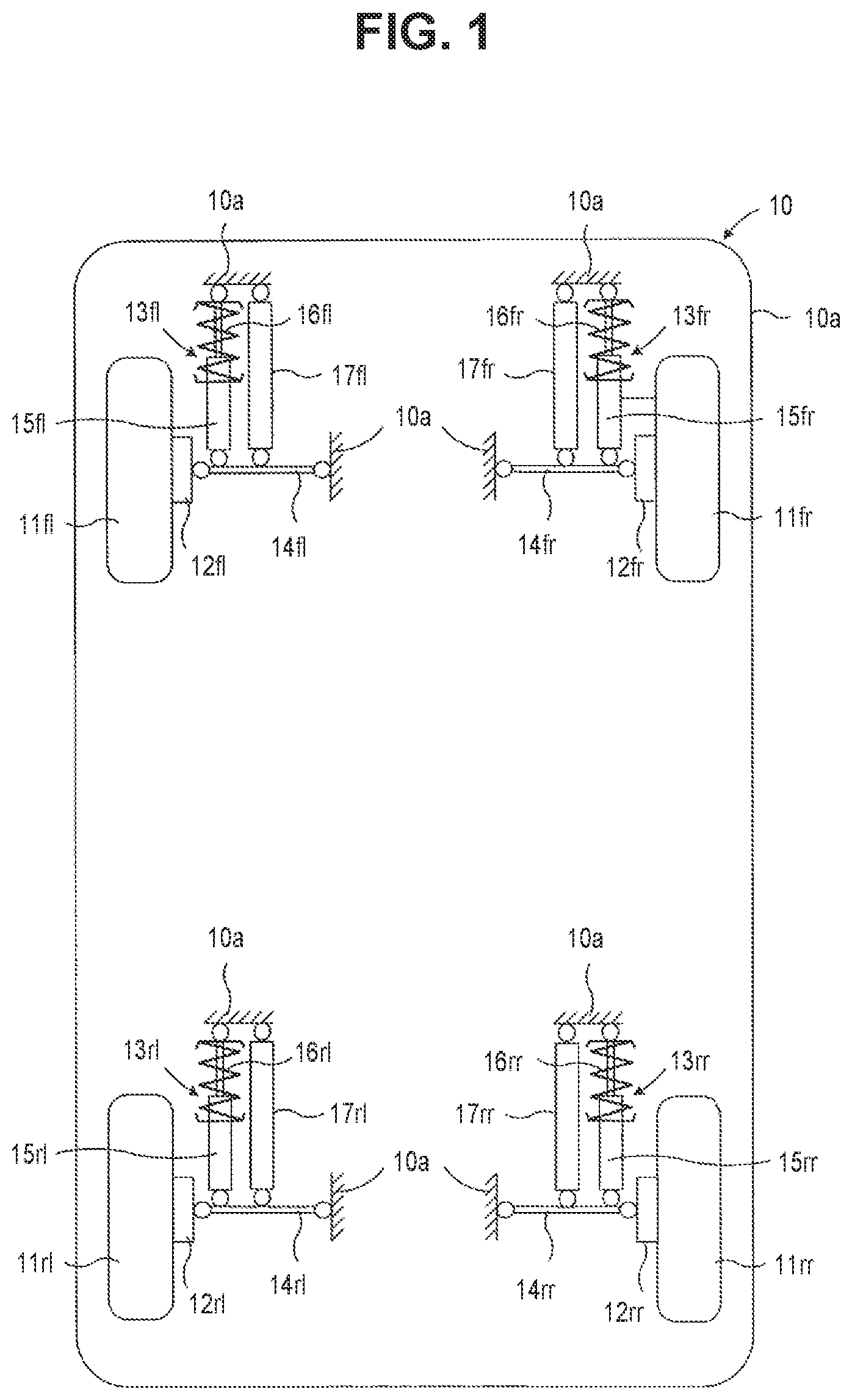 Patent US11814036 — Control method of vehicle and control apparatus thereof — Figure 1
