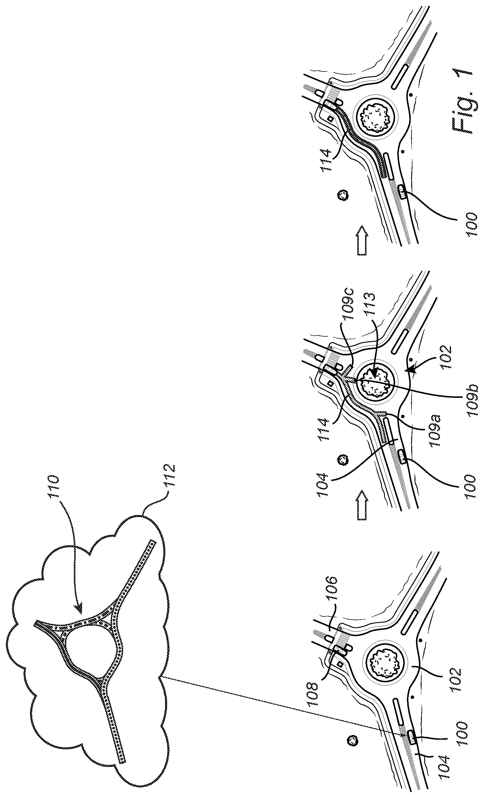 Patent US11814040 — System and method for avoiding a collision course — Figure 1