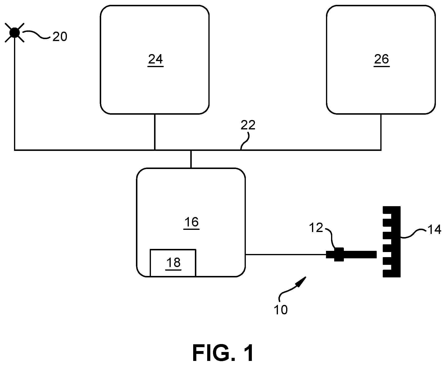 Patent US11814055 Figure 1 – Direction detection using a wheel speed sensor and exciter ring