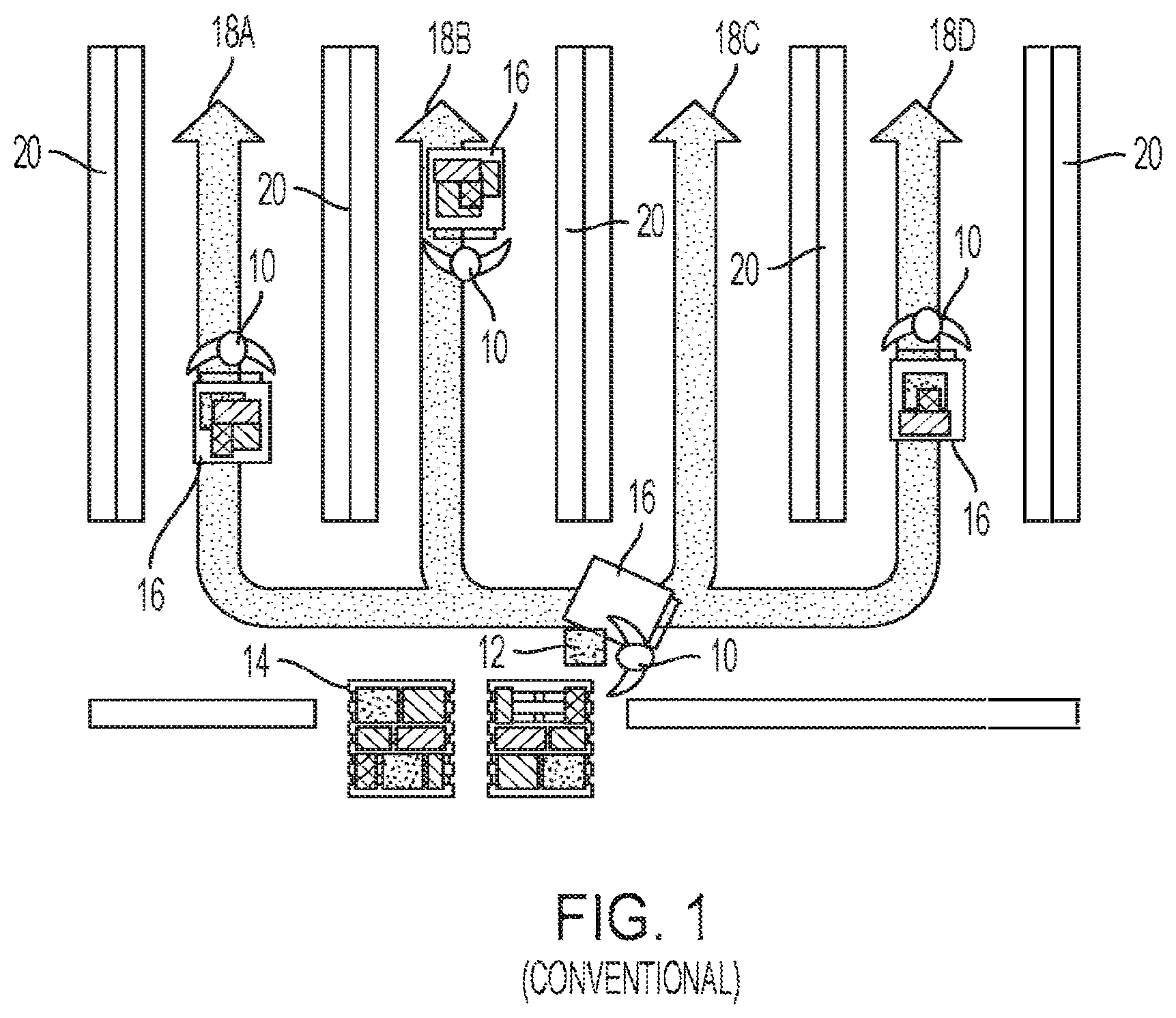 Patent US11814095 — Stocking cart and method of transporting items using the same — Figure 1