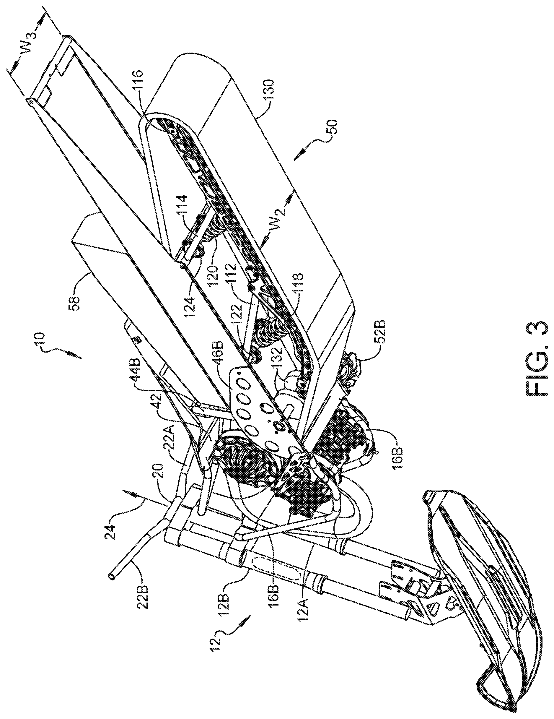 Patent US11814136 Figure 3 – Snow vehicle