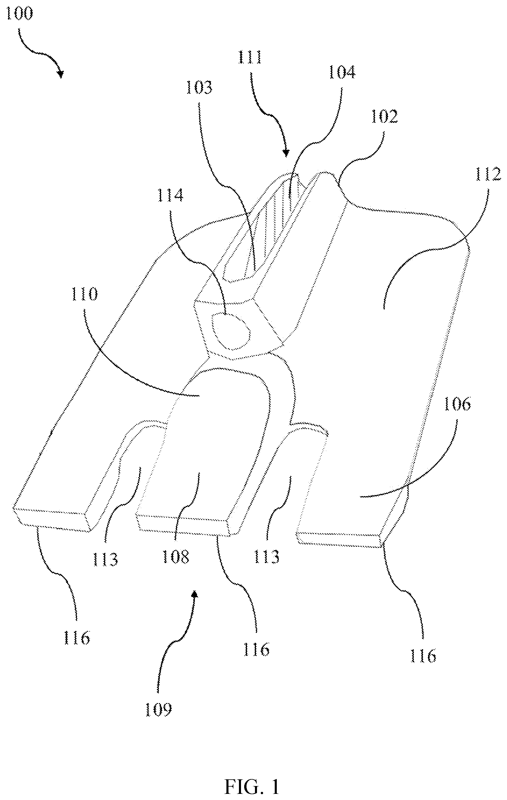 Patent US11814140 — Adjustable marine fender holder — Figure 1