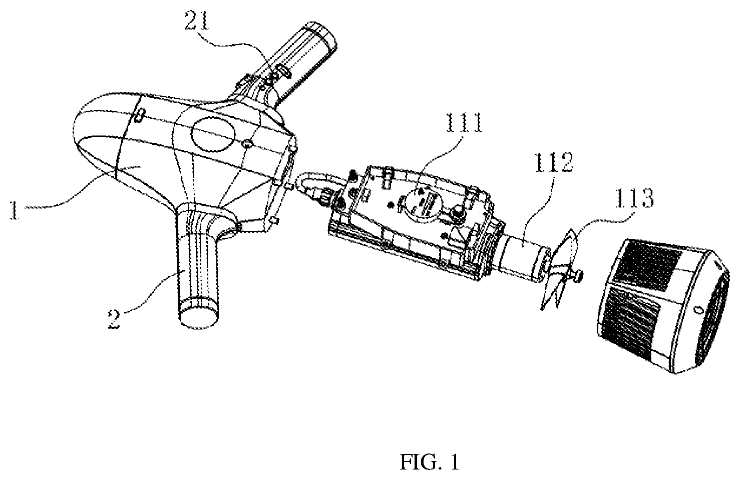 Patent US11814149 — Multifunctional underwater propeller — Figure 1