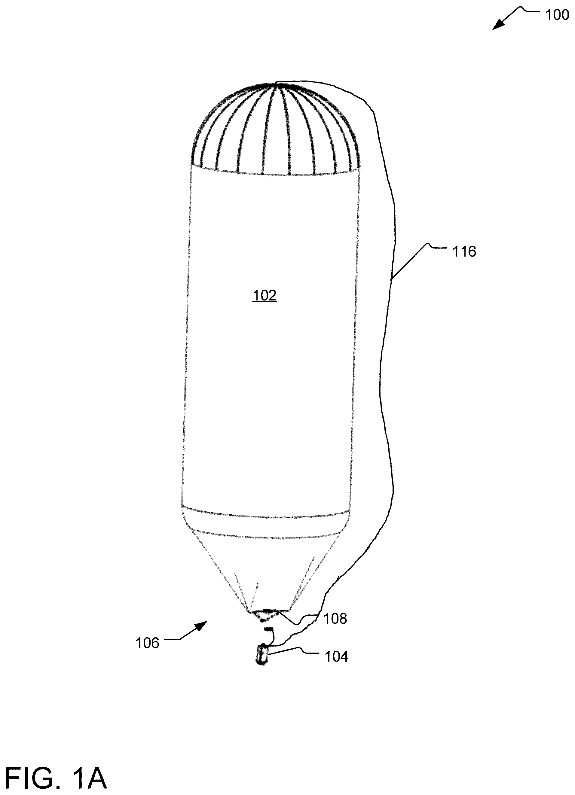 Patent US11814151 Figure 1 – Reusable balloon system