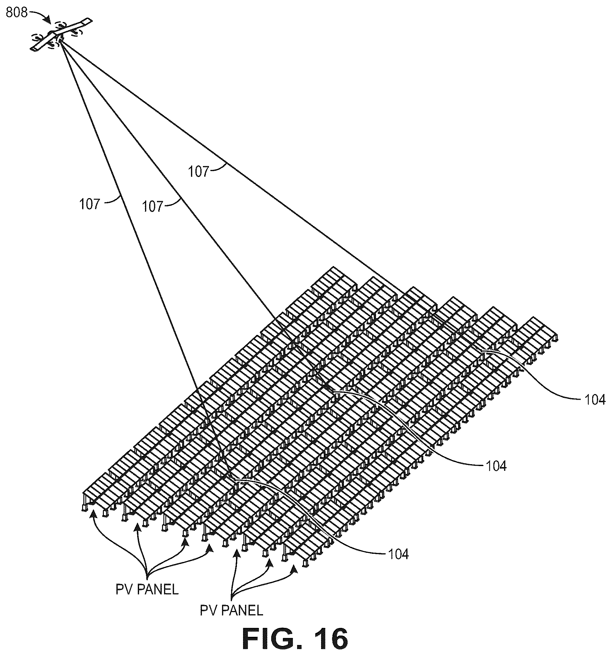 Patent US11814168 Figure 14 – Suspended aerial vehicle system with thruster stabilization