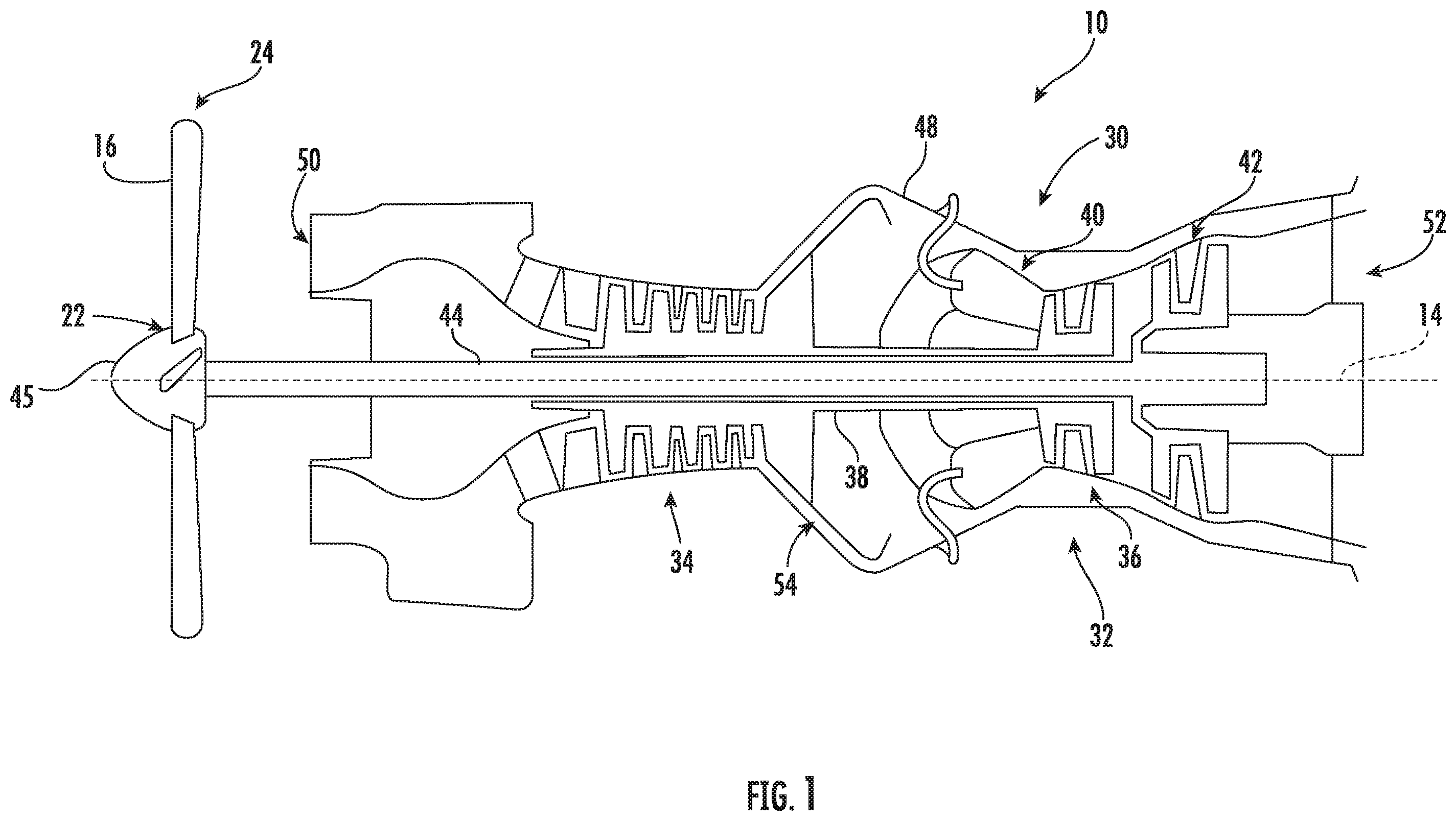 Patent US11814174 — Layered fuselage shield — Figure 1