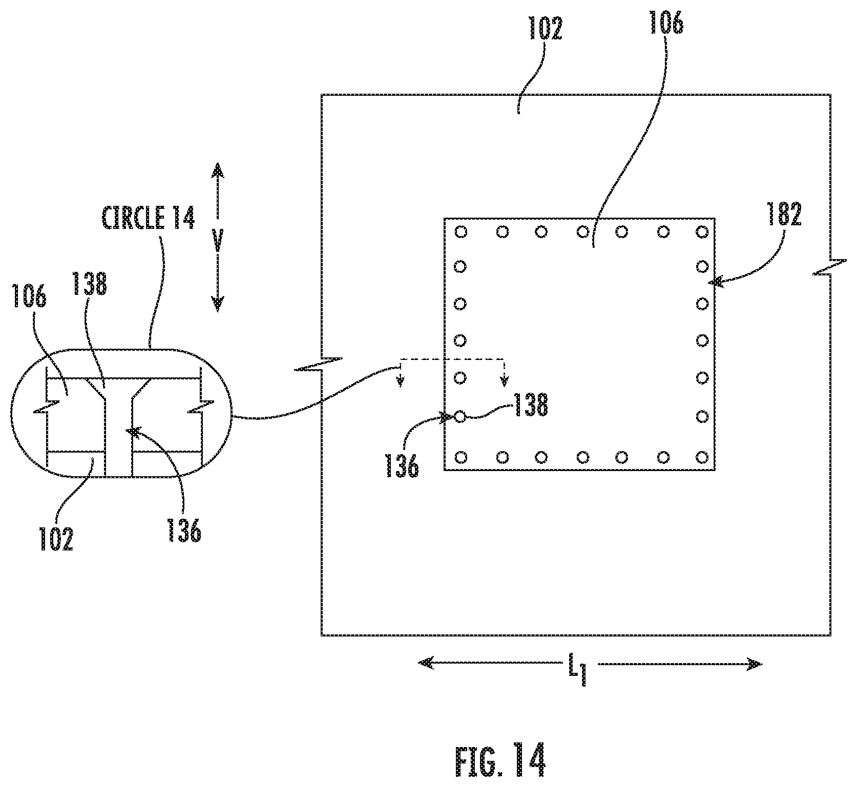 Patent US11814174 Figure 9 – Layered fuselage shield