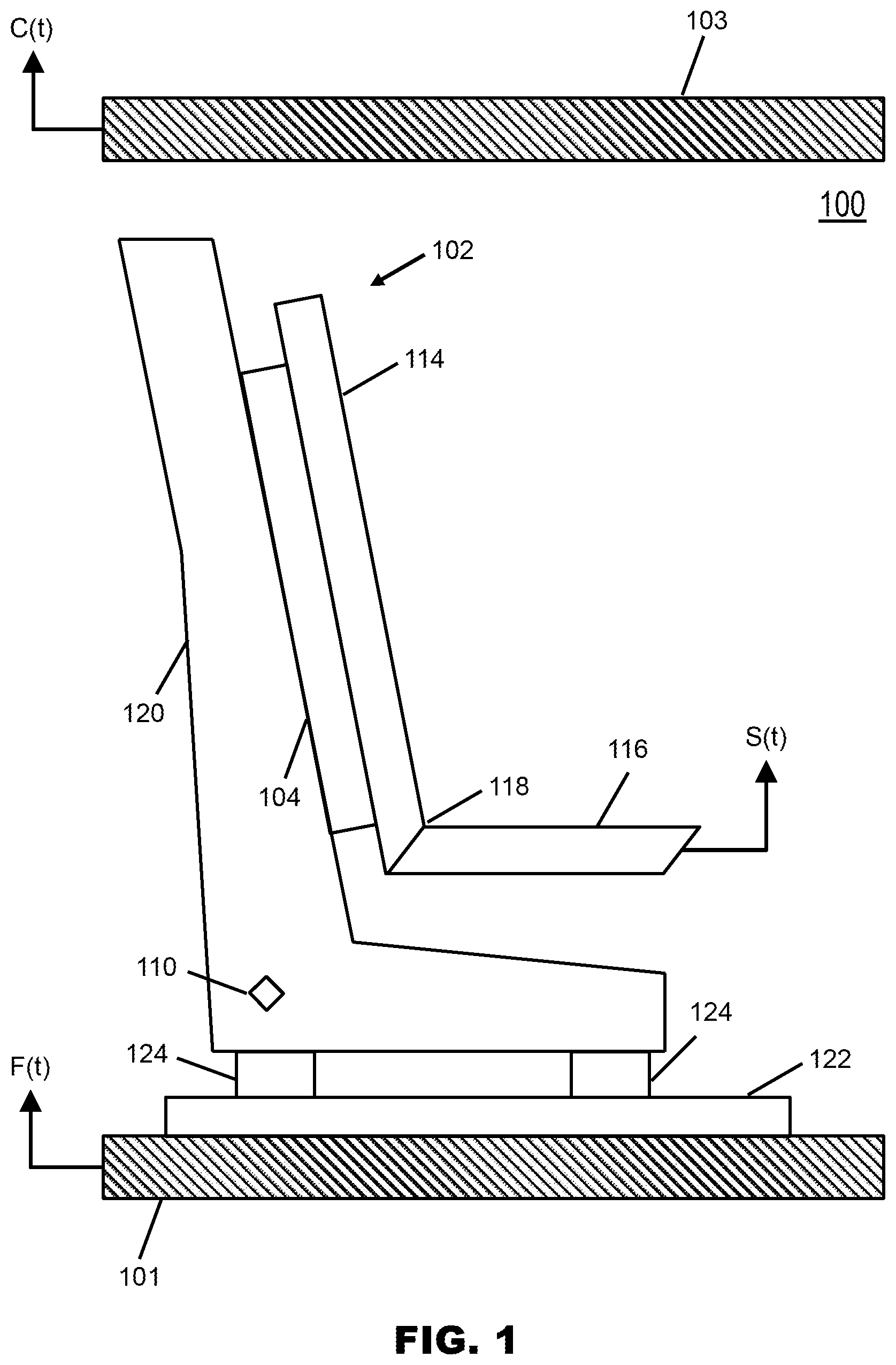 Patent US11814177 — Seat with enhanced response — Figure 1
