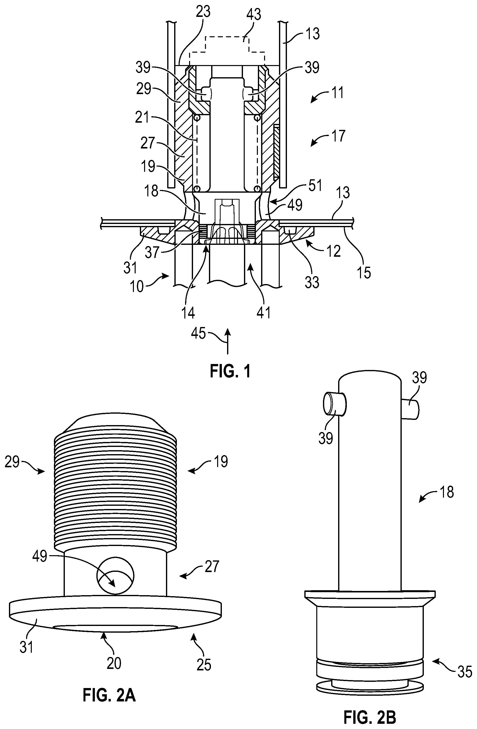 Patent US11814188 — Fuel drain engagement tool — Figure 1