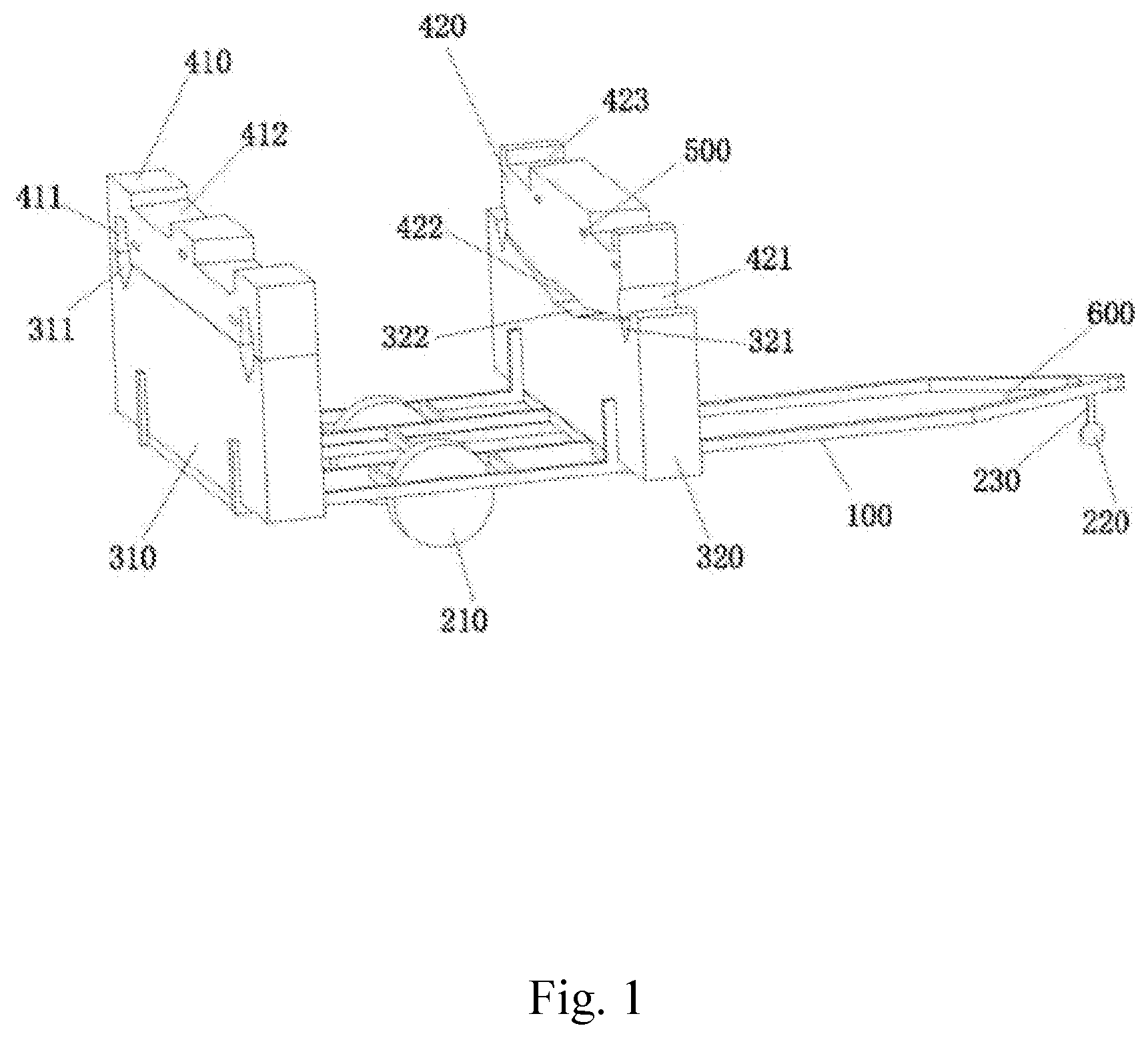 Patent US11814192 — Aircraft transport trailer — Figure 1