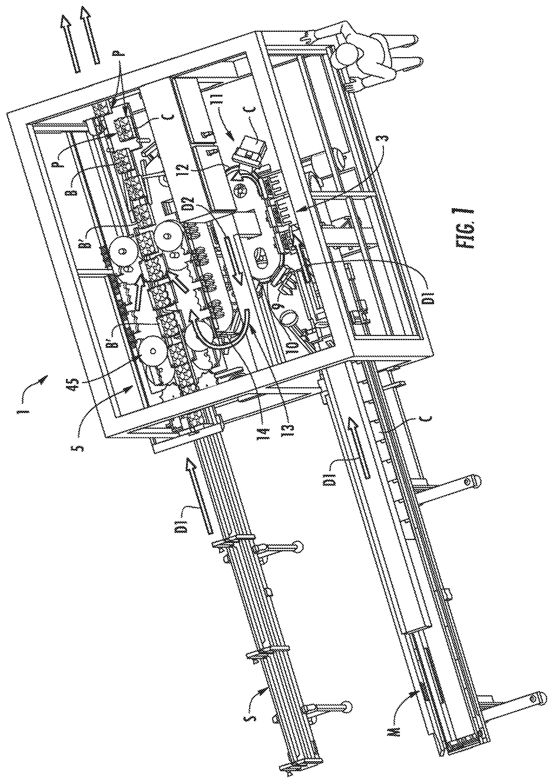 Patent US11814199 Figure 1 – Packaging system