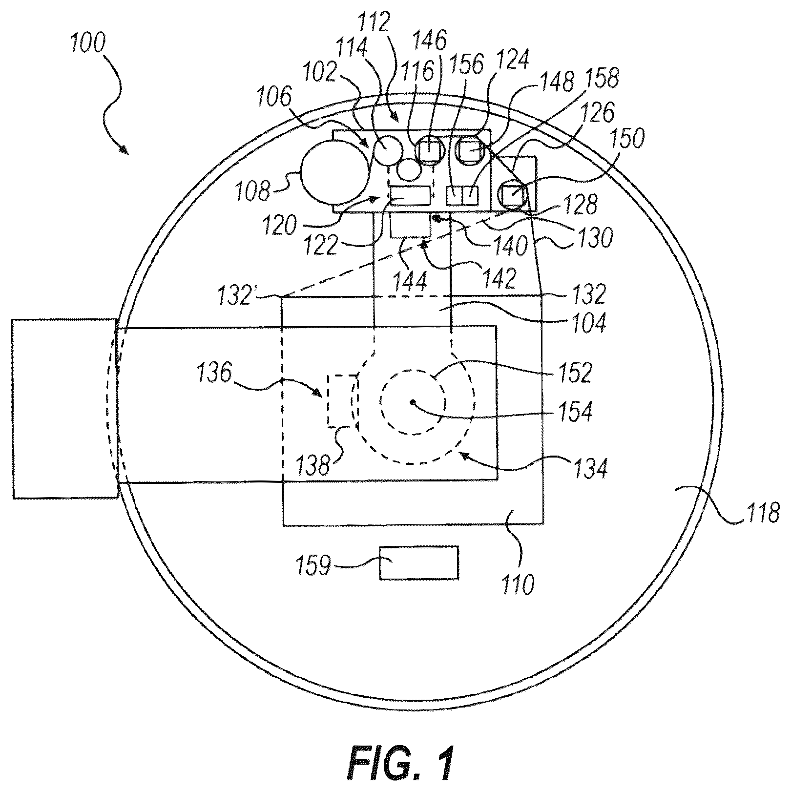 Patent US11814205 Figure 1 – Packaging material evaluation and apparatus therefor for sensing packaging material flaws