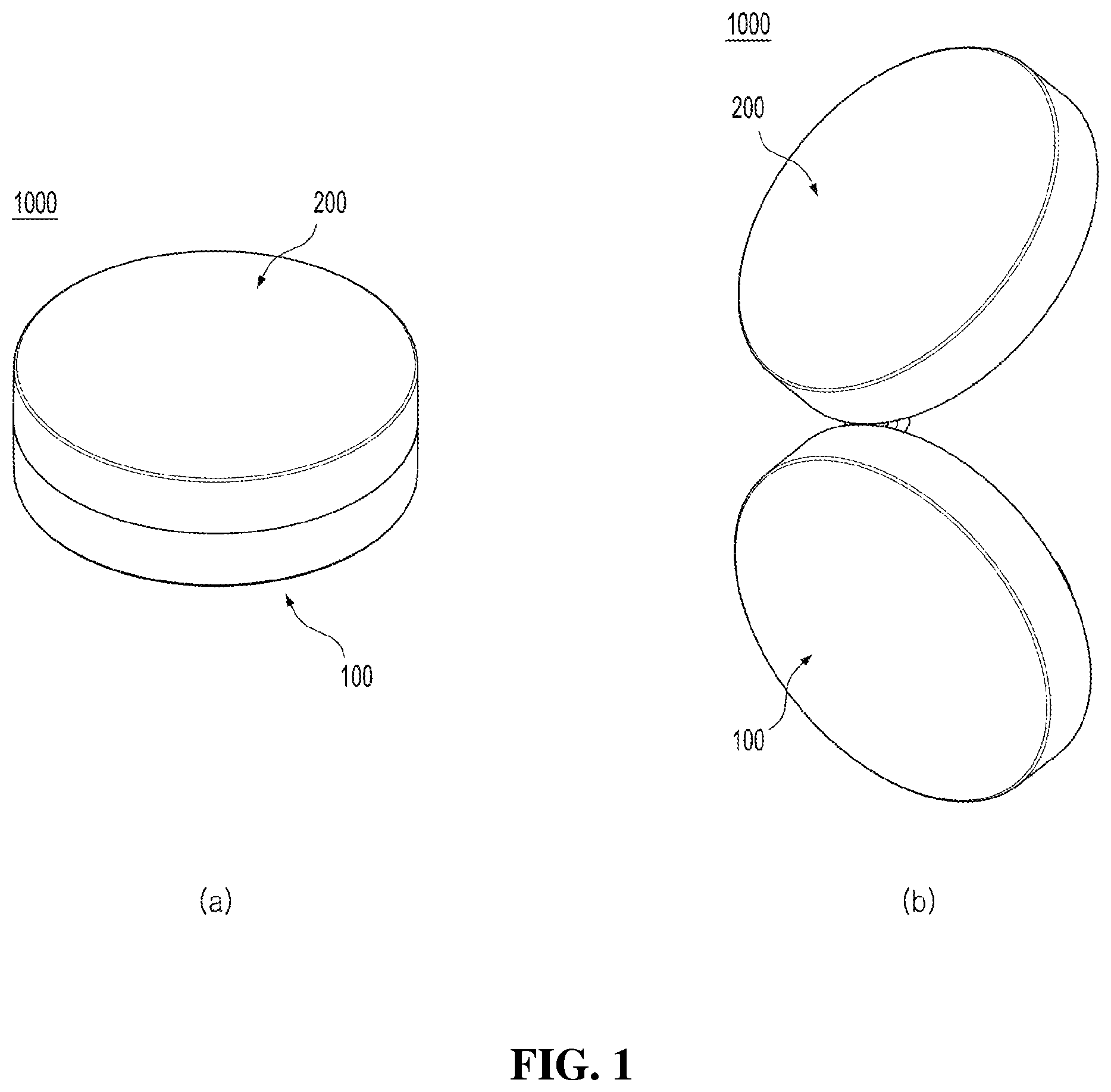 Patent US11814216 — Container whose hinge part is hidden from outside — Figure 1