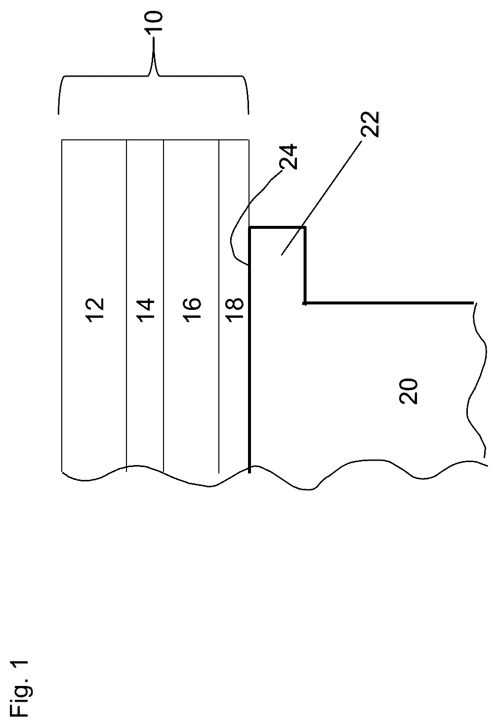 Patent US11814226 — Resealable film — Figure 1