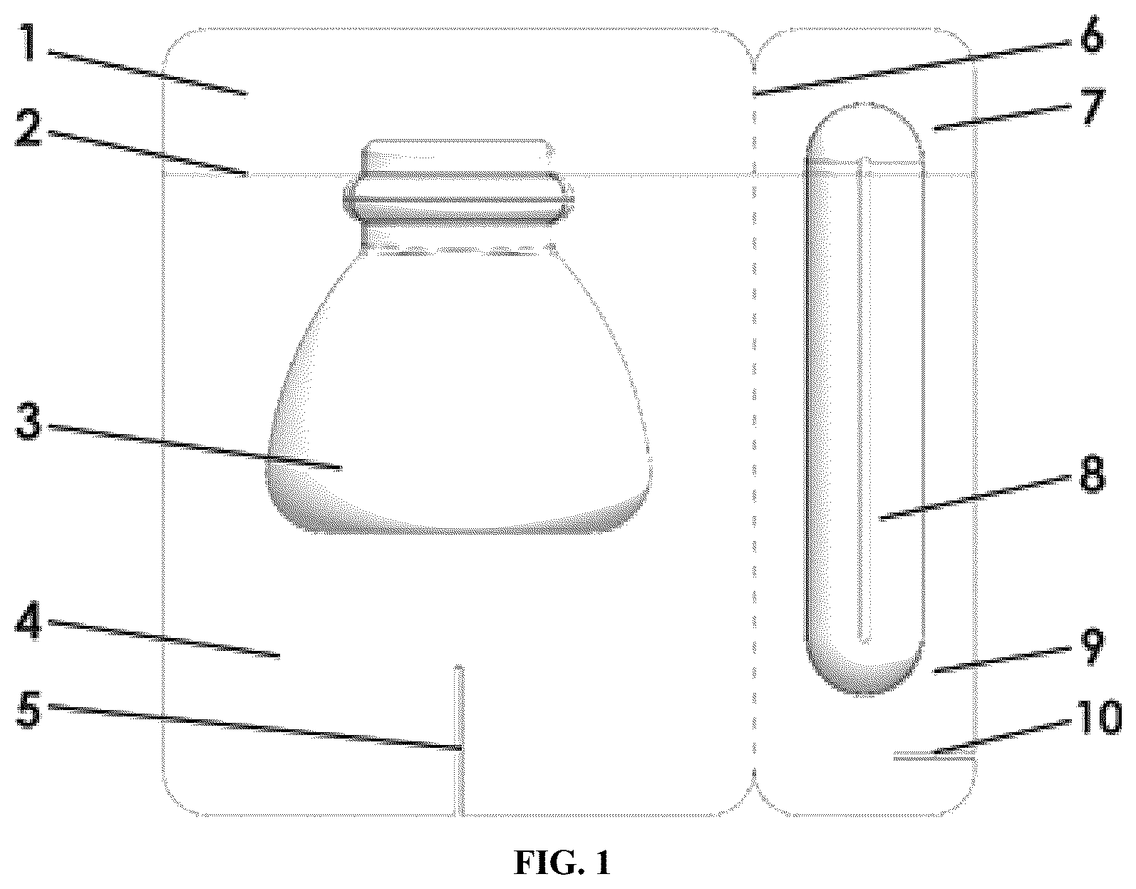 Patent US11814230 — Free-standing blister pack — Figure 1