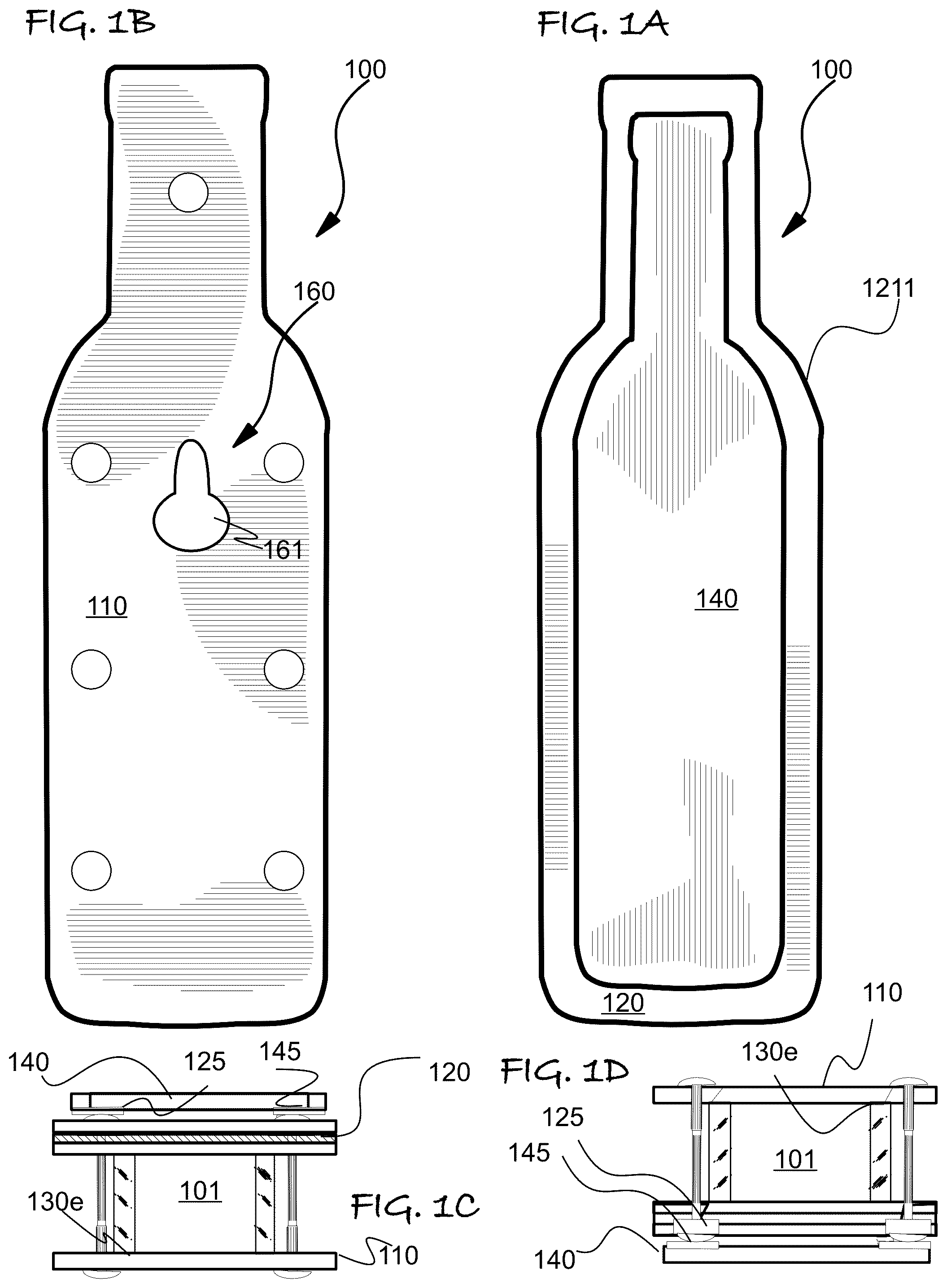 Patent US11814244 — Cork container — Figure 1