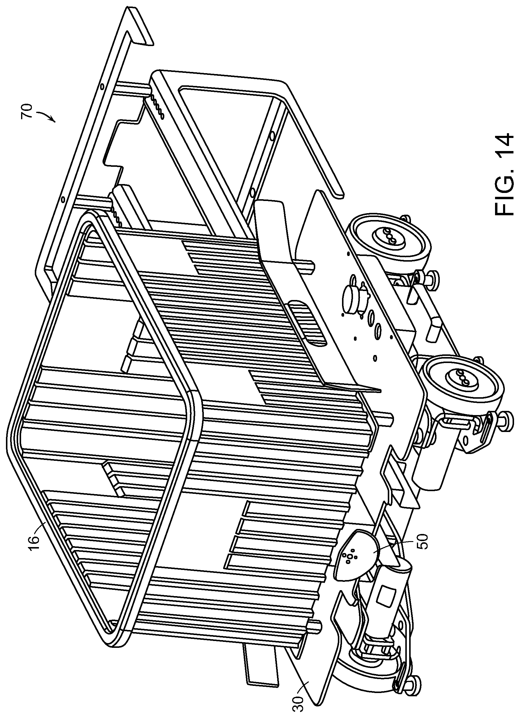 Patent US11814246 Figure 13 – Bin infeed and removal systems and methods for processing objects including mobile matrix carrier systems