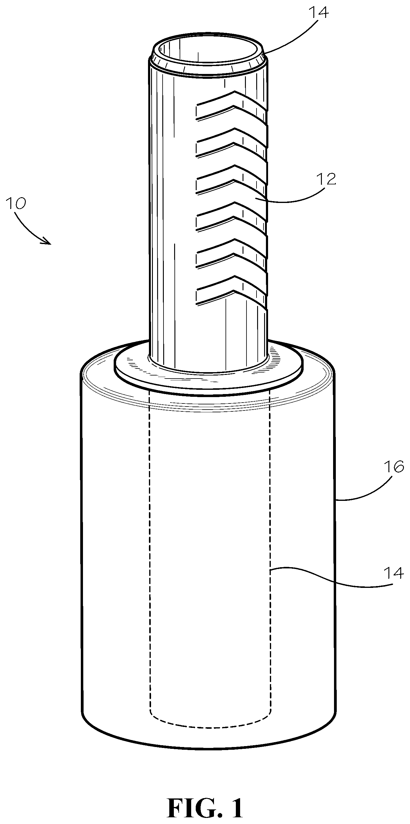 Patent US11814261 — Wrap dispenser — Figure 1