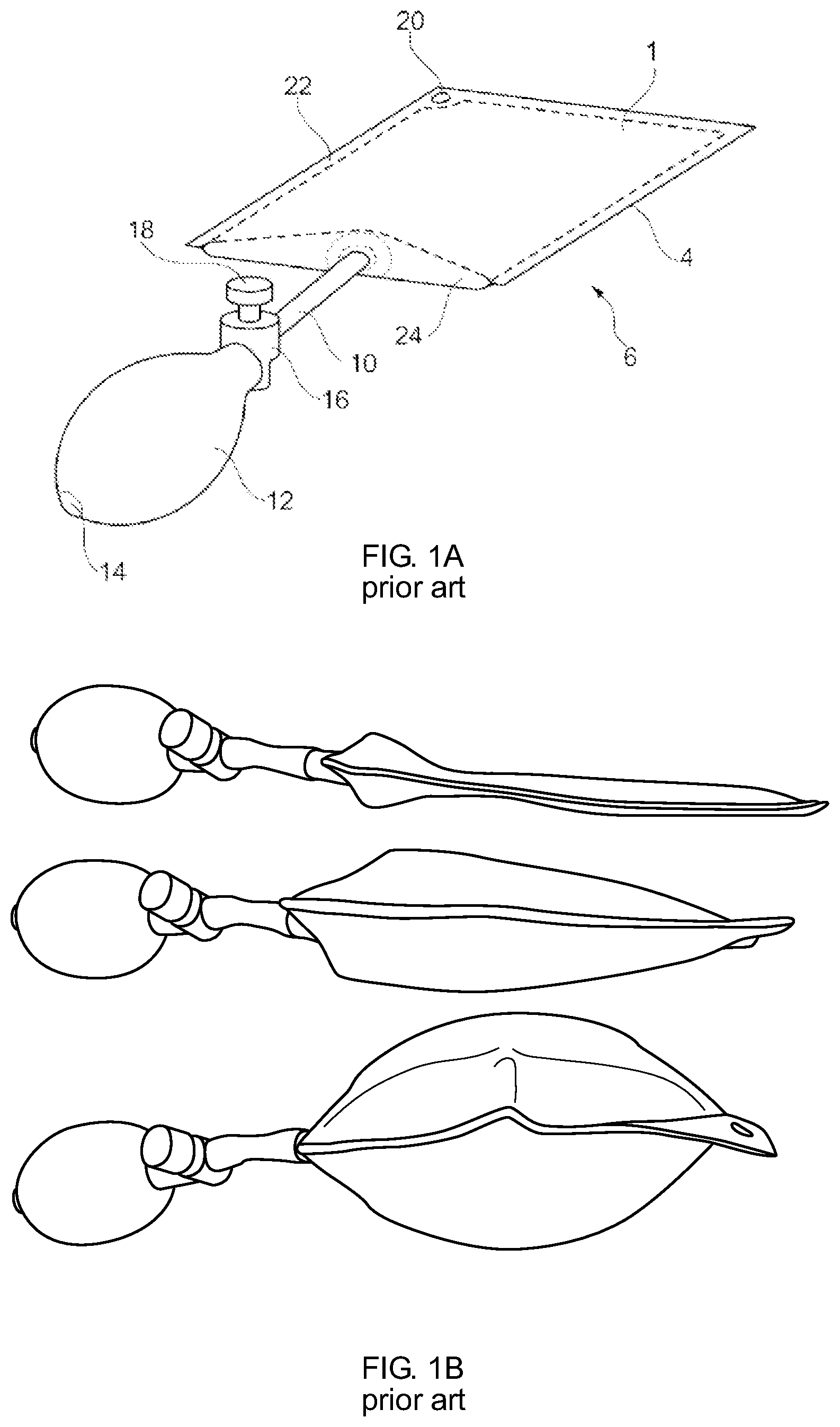 Patent US11814273 — Device for positioning an object relatively to a support by an inflatable air cushion member in combination with a support block — Figure 1