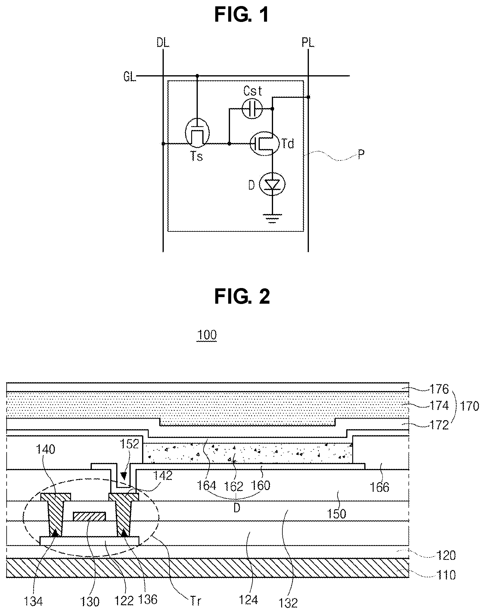 Patent US11814374 — Organic compound, and organic light emitting diode and organic light emitting display device including the same — Figure 1