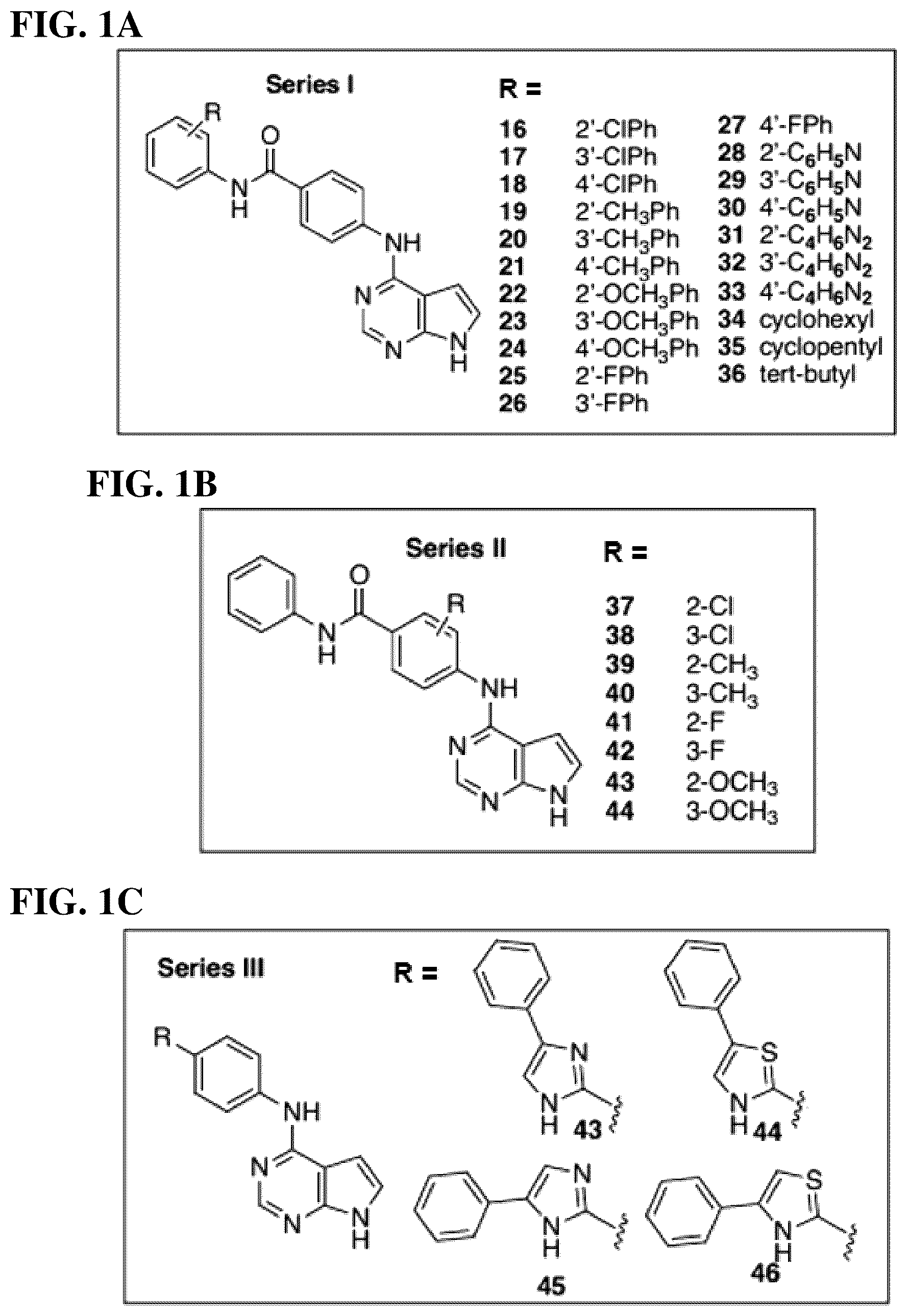 Patent US11814388 Figure 1 – Substituted pyrrolo[2,3-d]pyrimidines and pyrazolo[3,4-d]pyrimidines as inhibitors for multi-resistant cancers