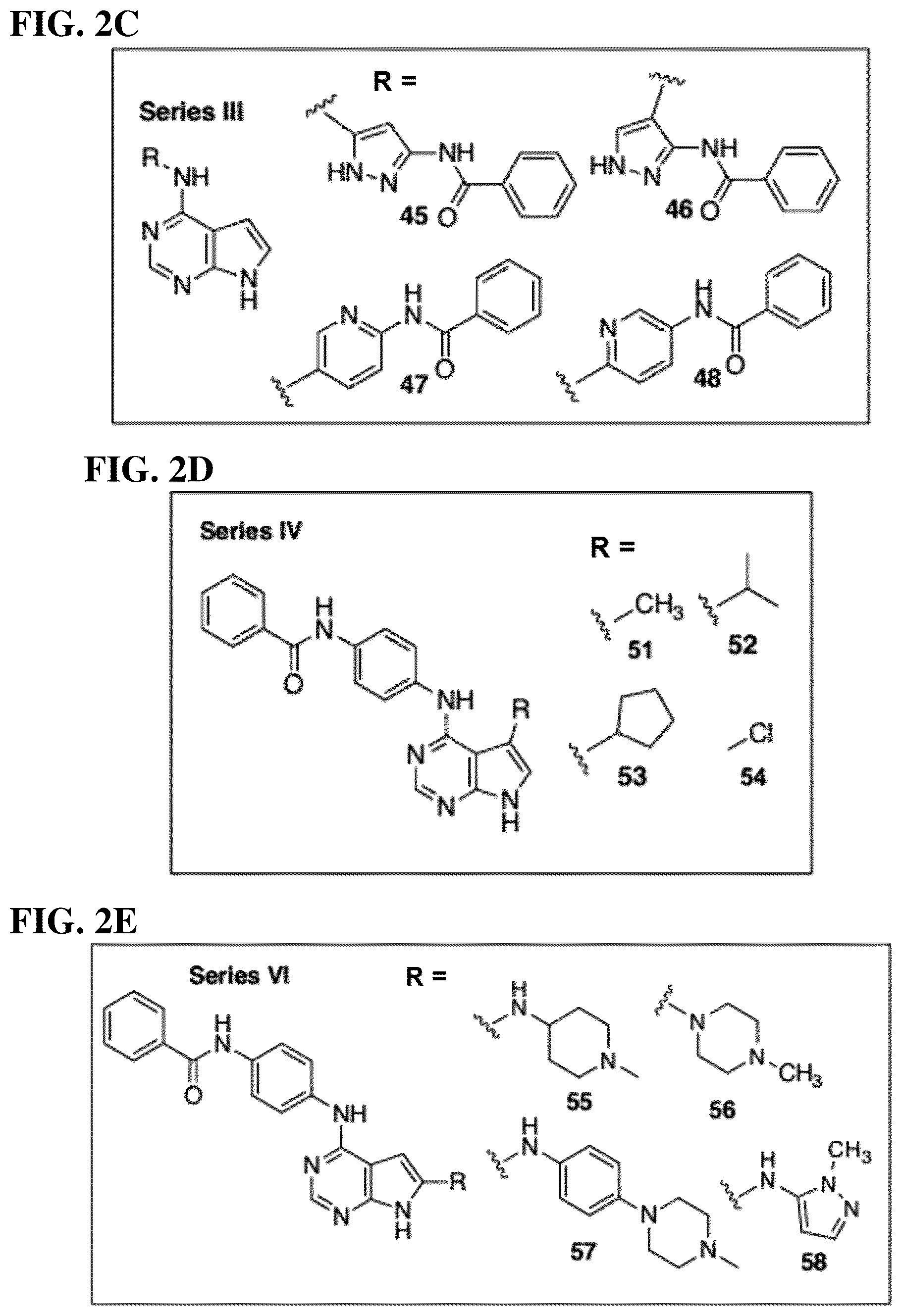 Patent US11814388 Figure 4 – Substituted pyrrolo[2,3-d]pyrimidines and pyrazolo[3,4-d]pyrimidines as inhibitors for multi-resistant cancers