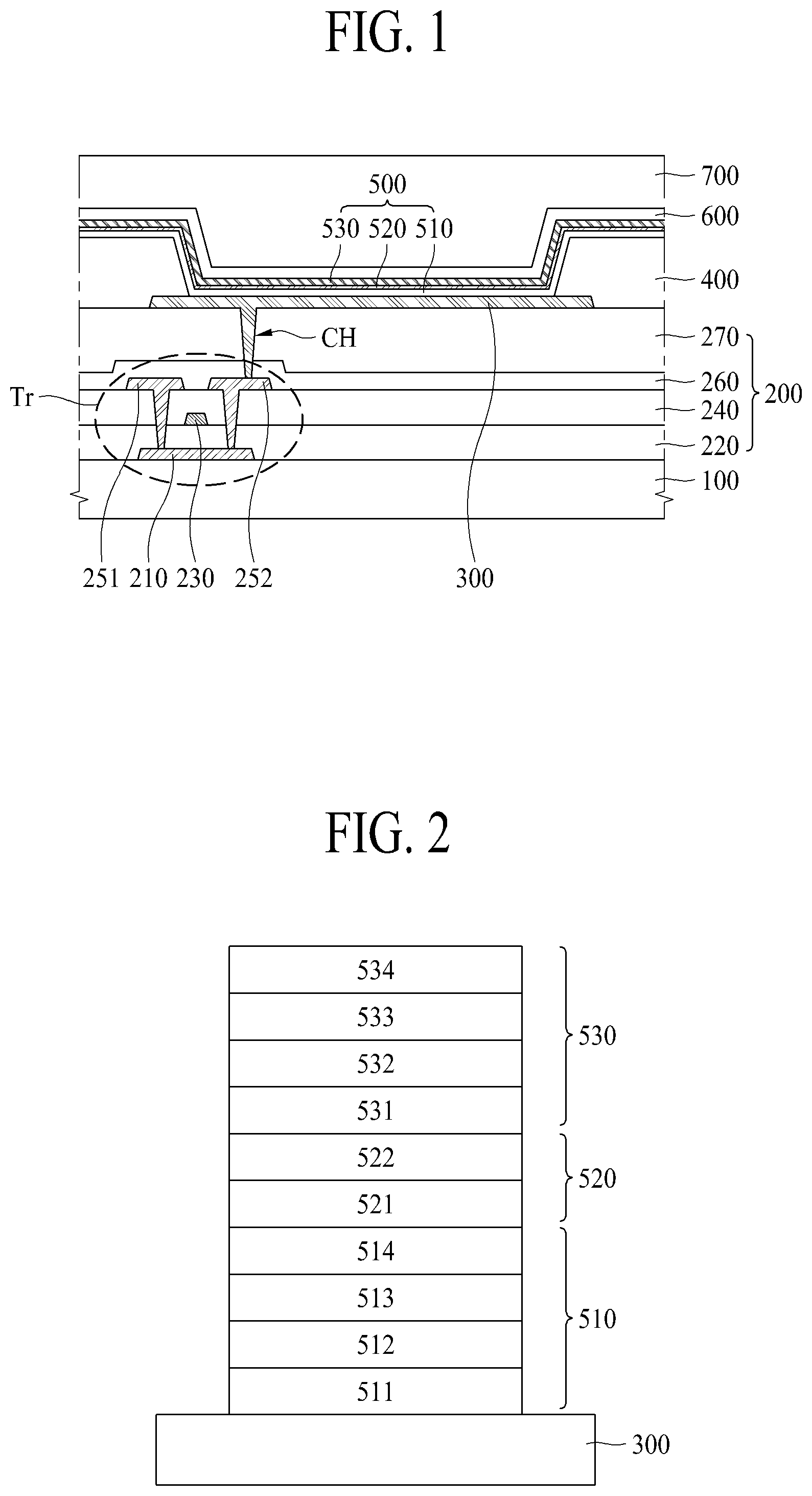 Patent US11814401 — Luminescent material and electroluminescent display device using the same — Figure 1