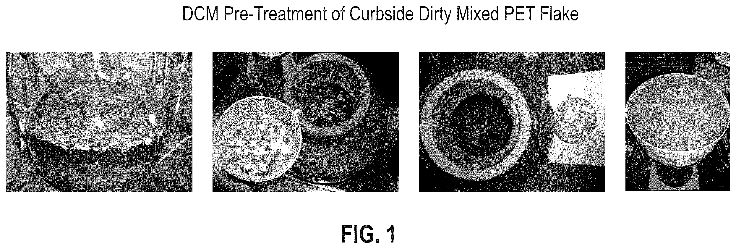 Patent US11814487 — Feedstock purification of polyester waste for recycling processes — Figure 1