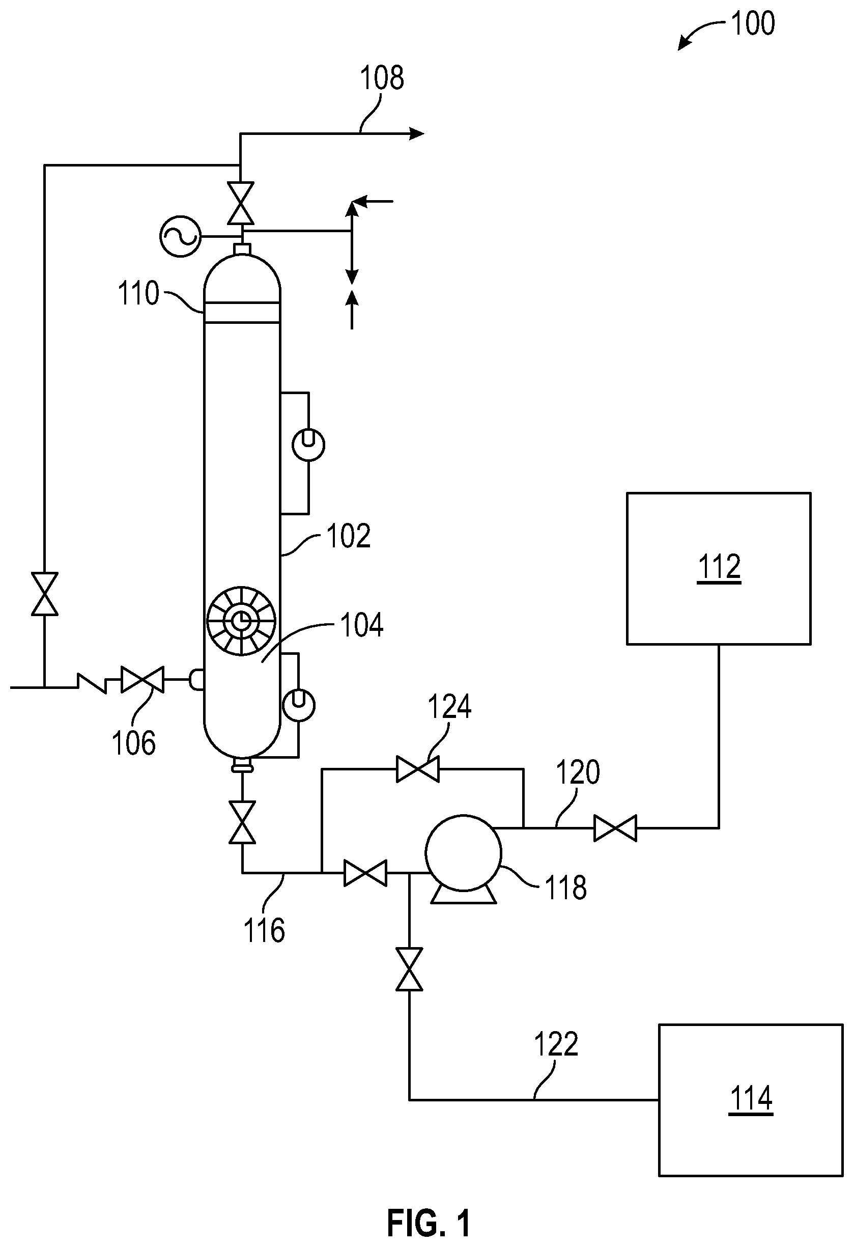 Patent US11814576 — Increasing scavenging efficiency of H 2 S scavenger by adding linear polymer — Figure 1