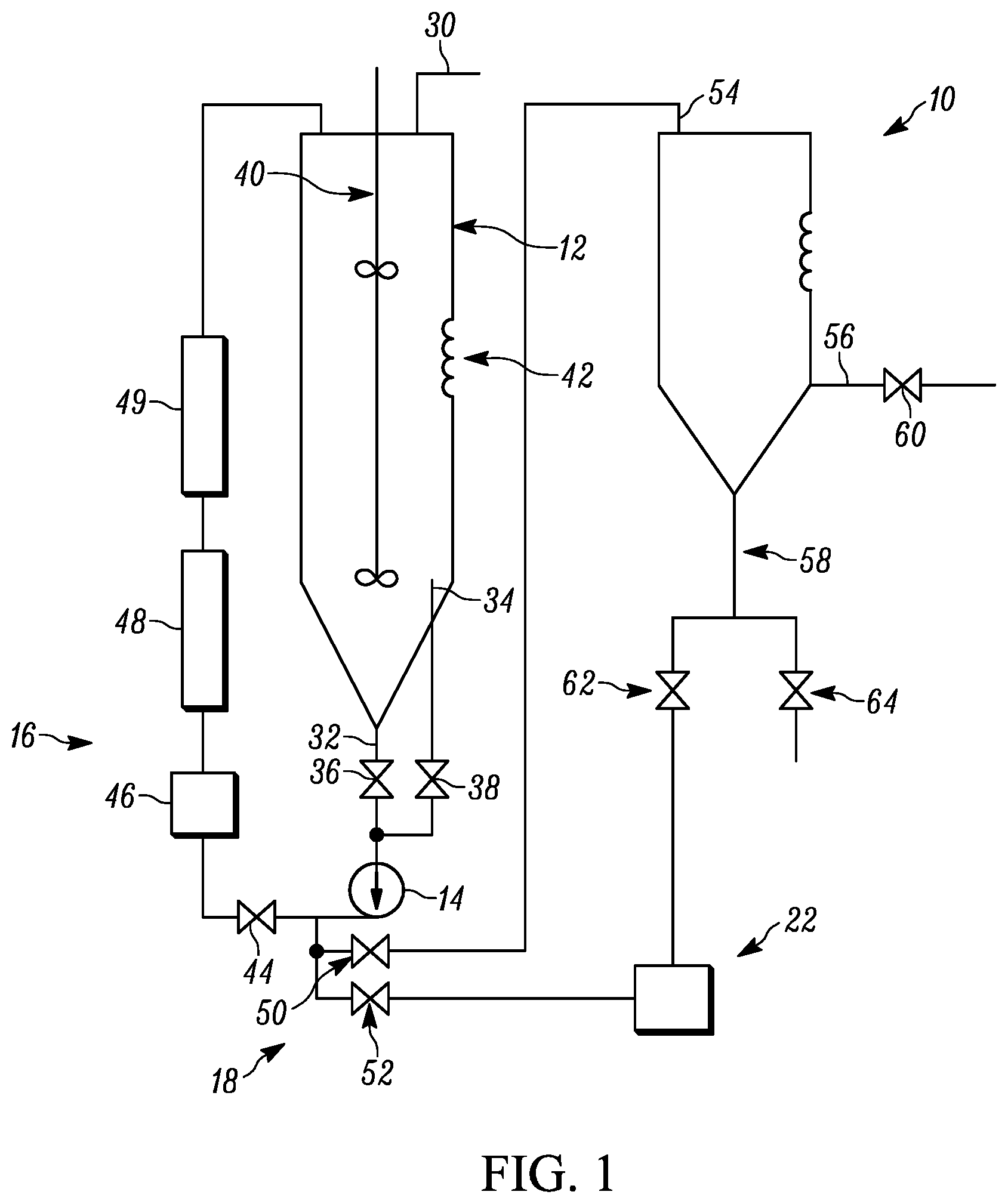 Patent US11814592 — System and method for liquid hydrocarbon desulfurization — Figure 1