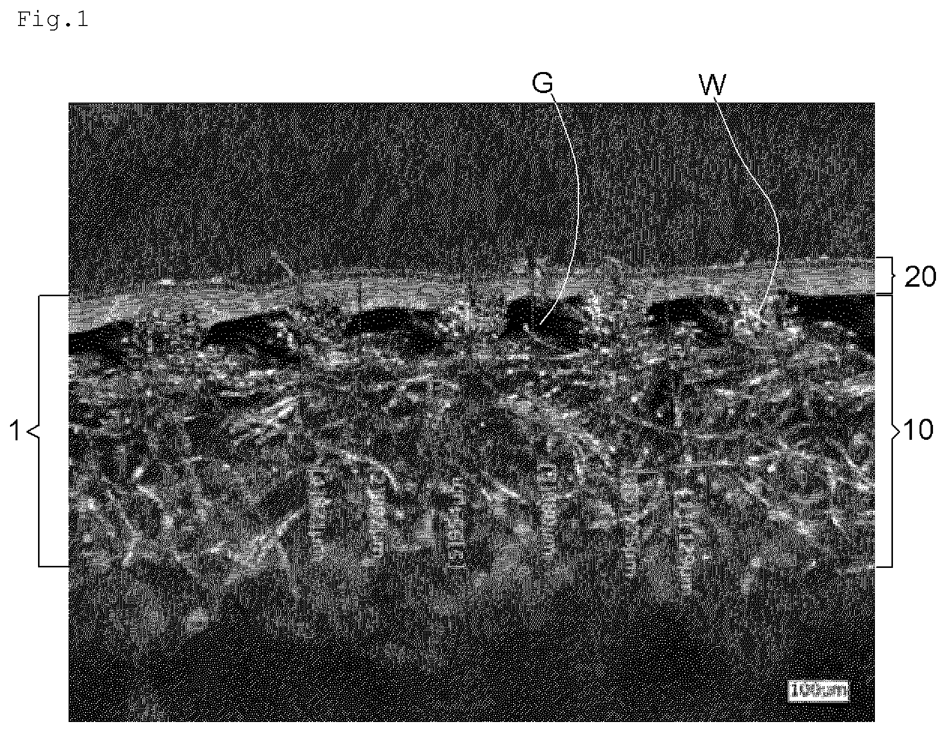 Patent US11814783 — Synthetic leather — Figure 1