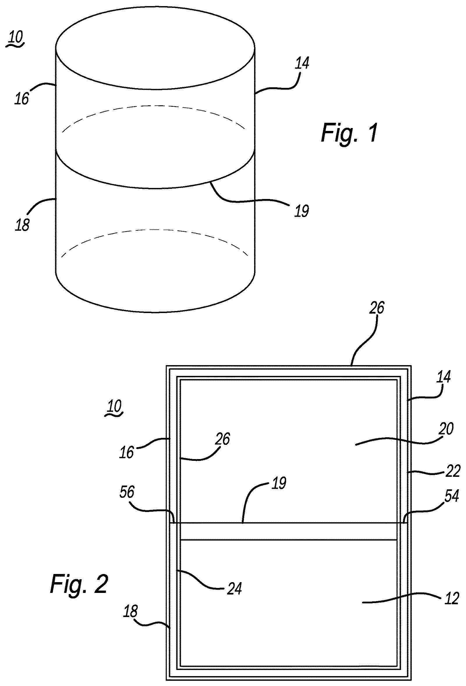 Patent US11814786 — Tie-dye poppers and method for creating same — Figure 1