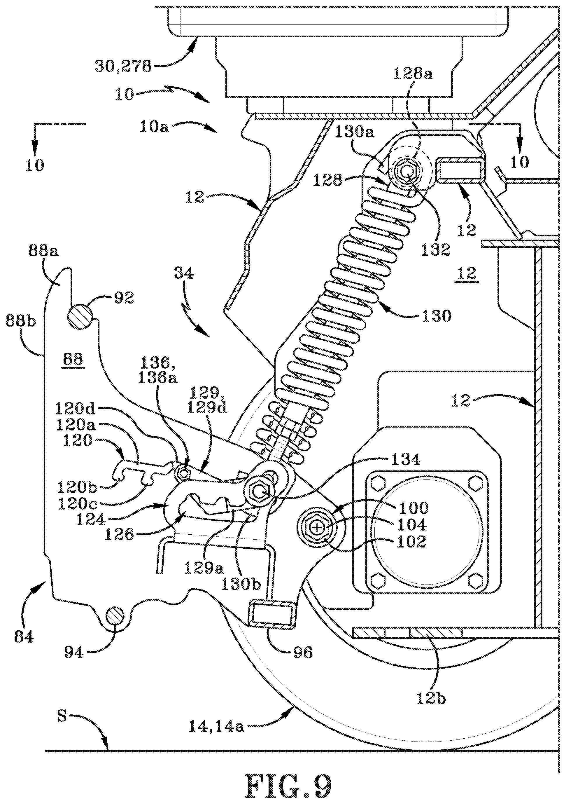 Patent US11814802 Figure 12 – Power unit for treating a surface