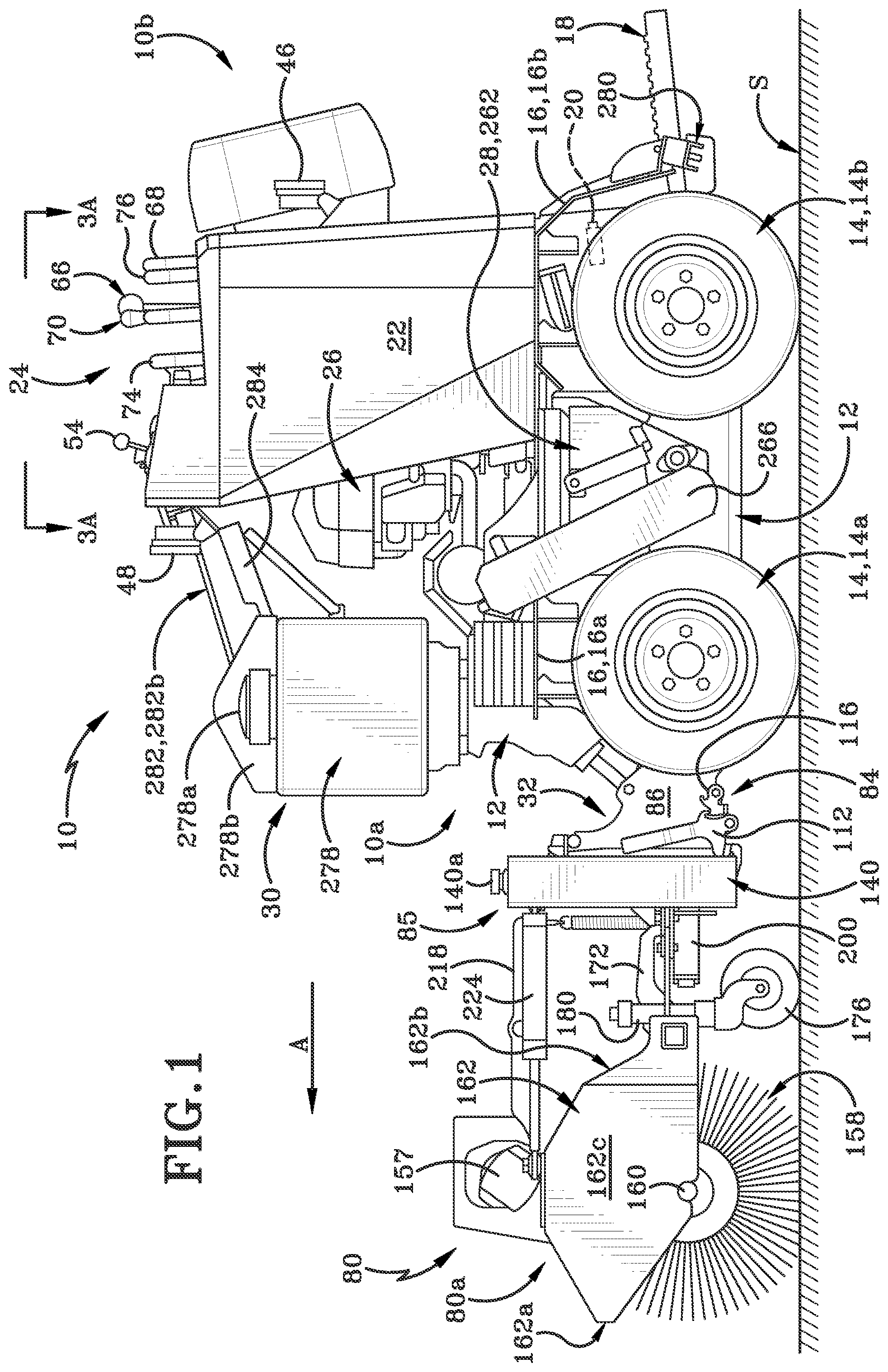 Patent US11814803 Figure 1 – Belt drive power unit