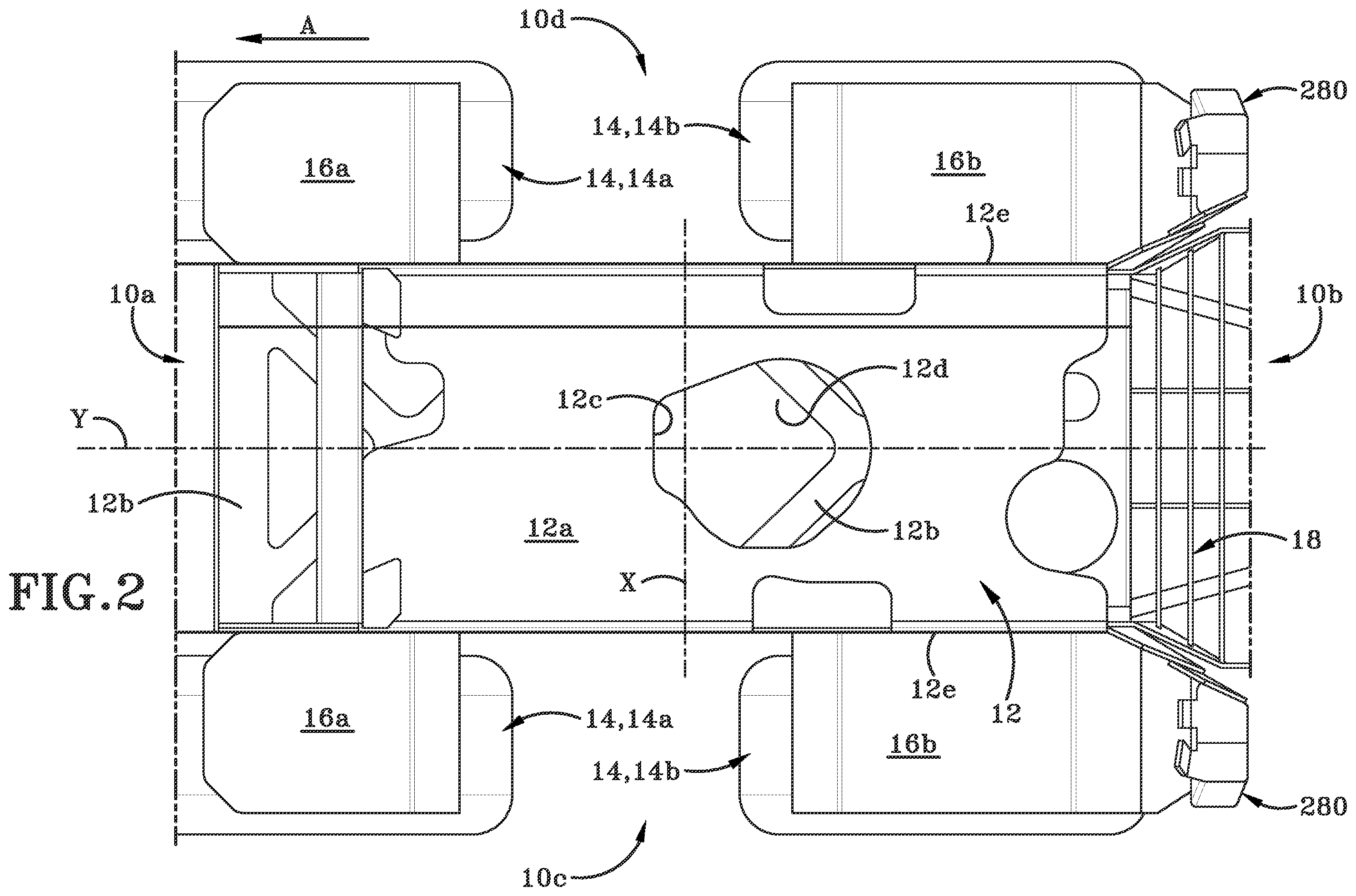 Patent US11814803 Figure 2 – Belt drive power unit