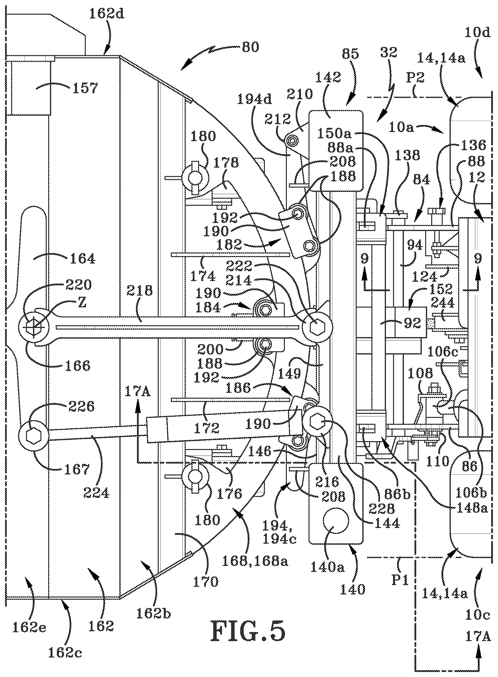 Patent US11814803 Figure 8 – Belt drive power unit