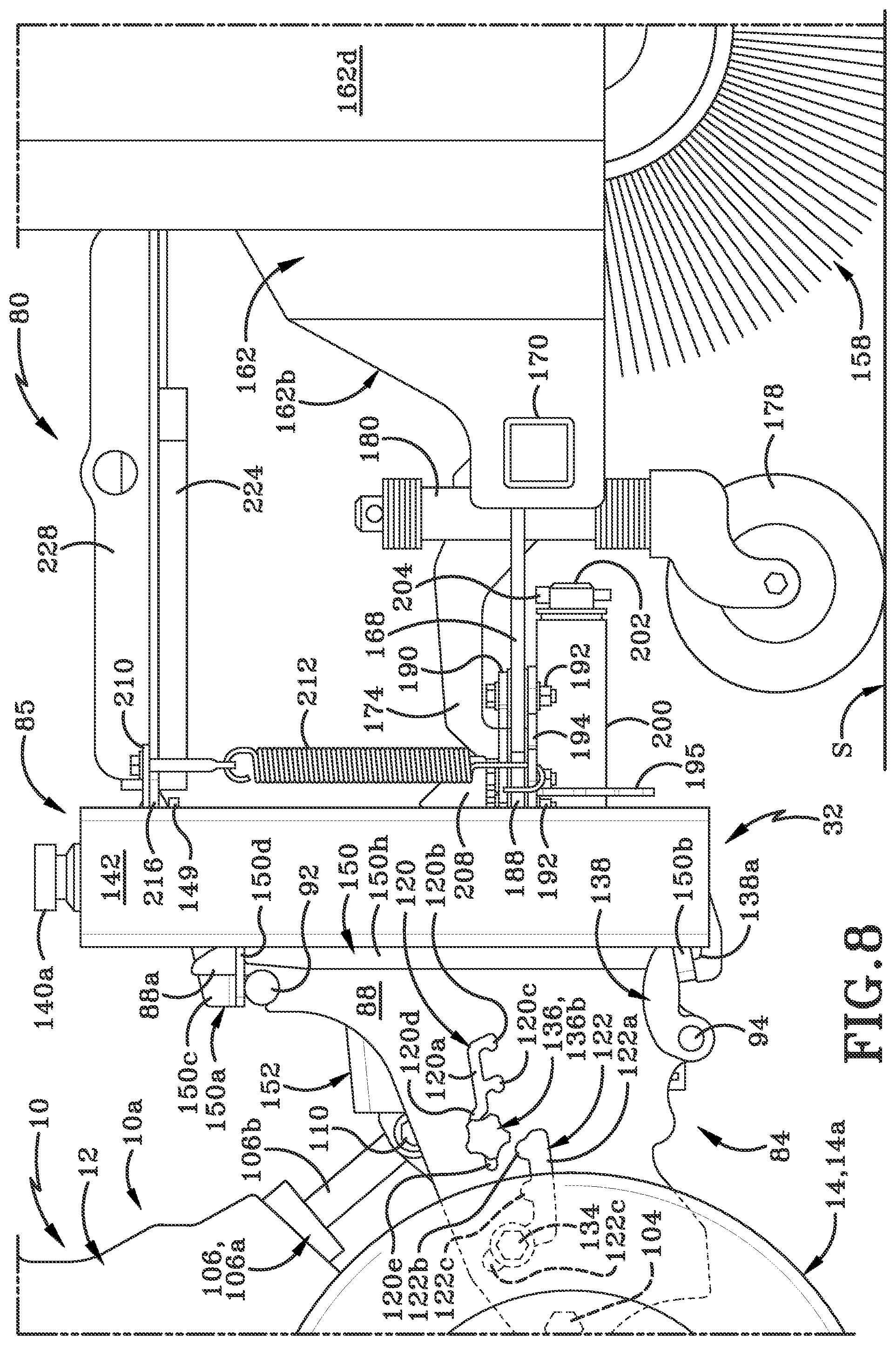 Patent US11814803 Figure 11 – Belt drive power unit