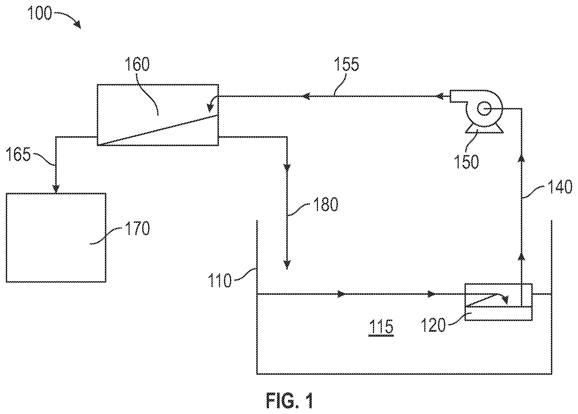 Patent US11814804 Figure 1 – System for removing polymer pellets and other contaminants from water reservoirs