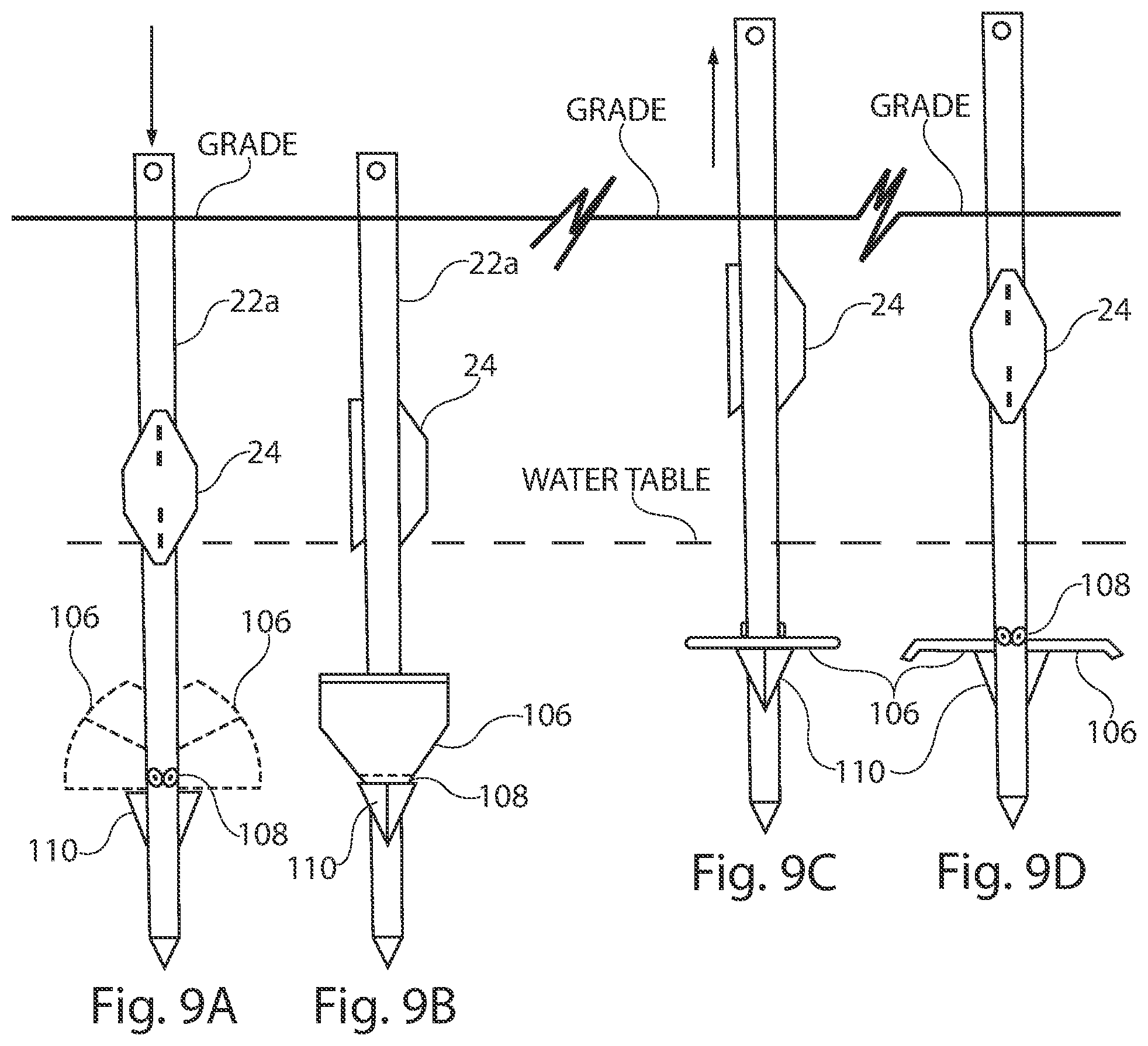 Patent US11814810 Figure 6 – Ground mounting assembly