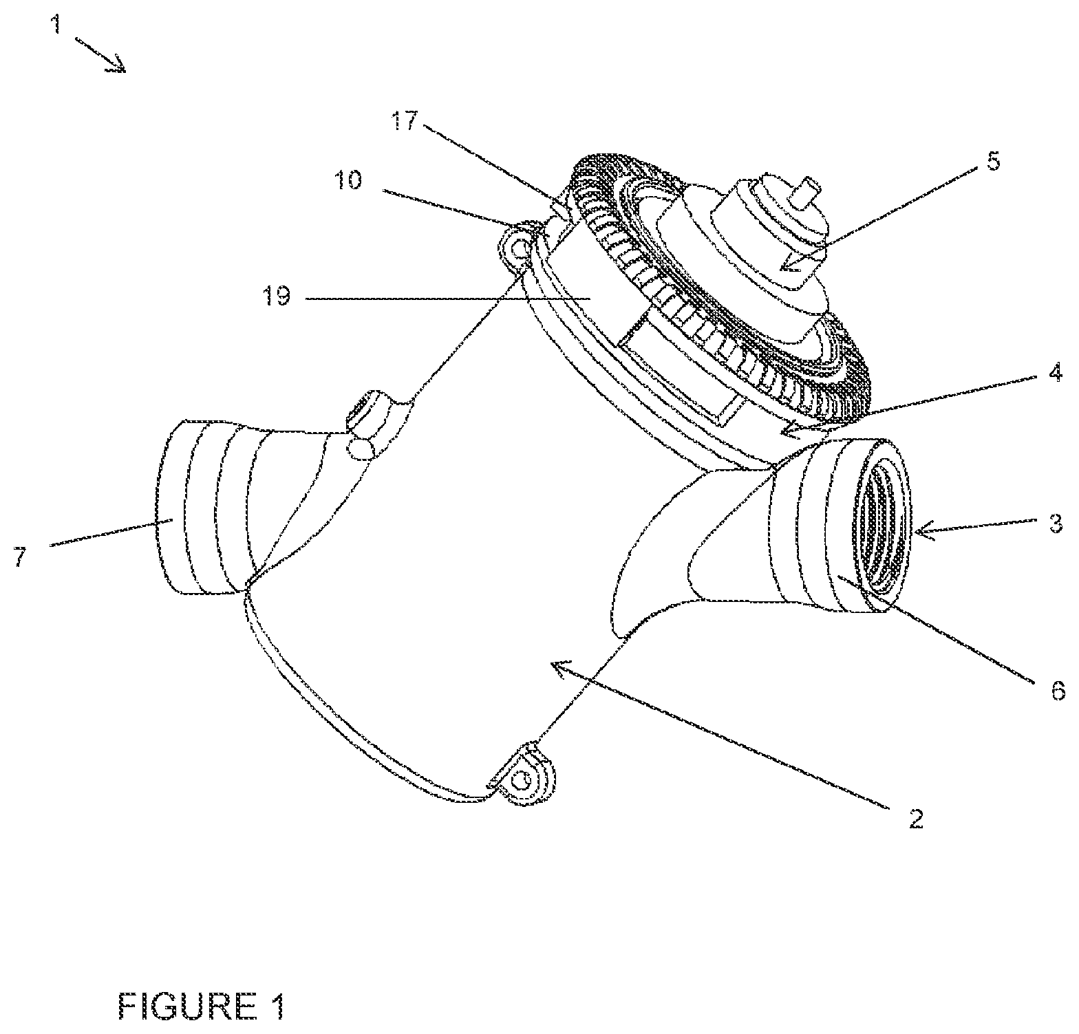 Patent US11814822 — Plumbing fitting — Figure 1