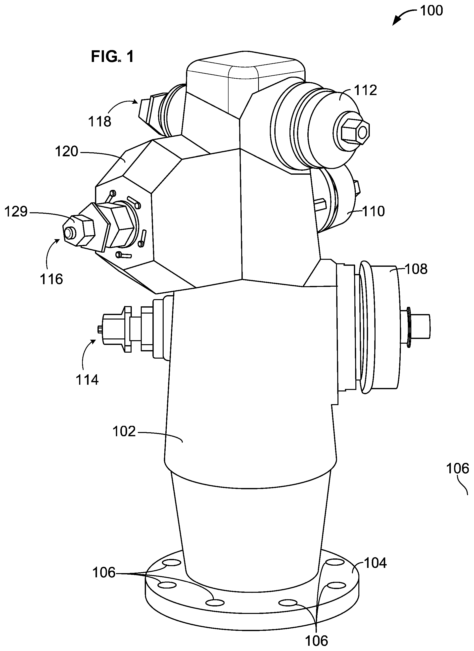 Patent US11814823 — Monitoring apparatus for hydrant — Figure 1